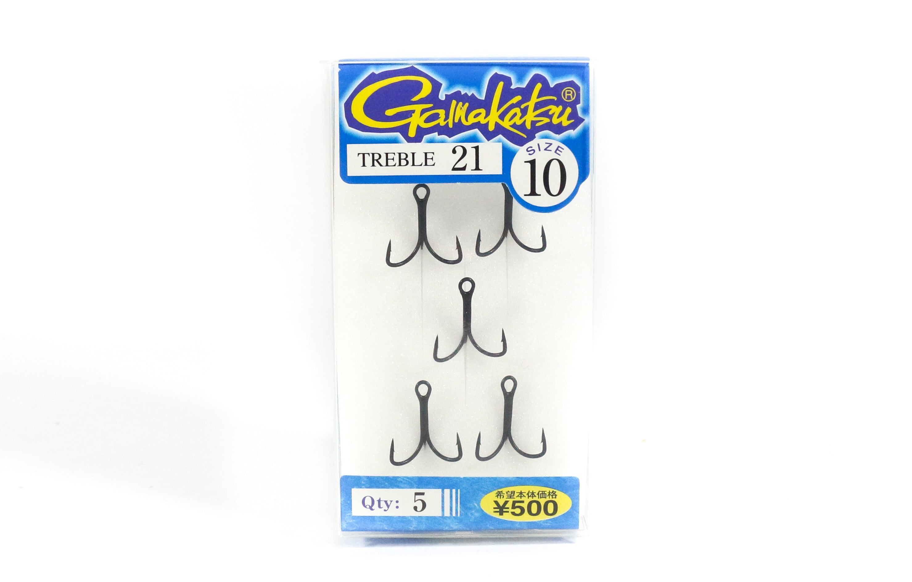 Gamakatsu 66238 Treble Hook Treble 21 ZS-B Size 10 ,5 Per pack (1002)