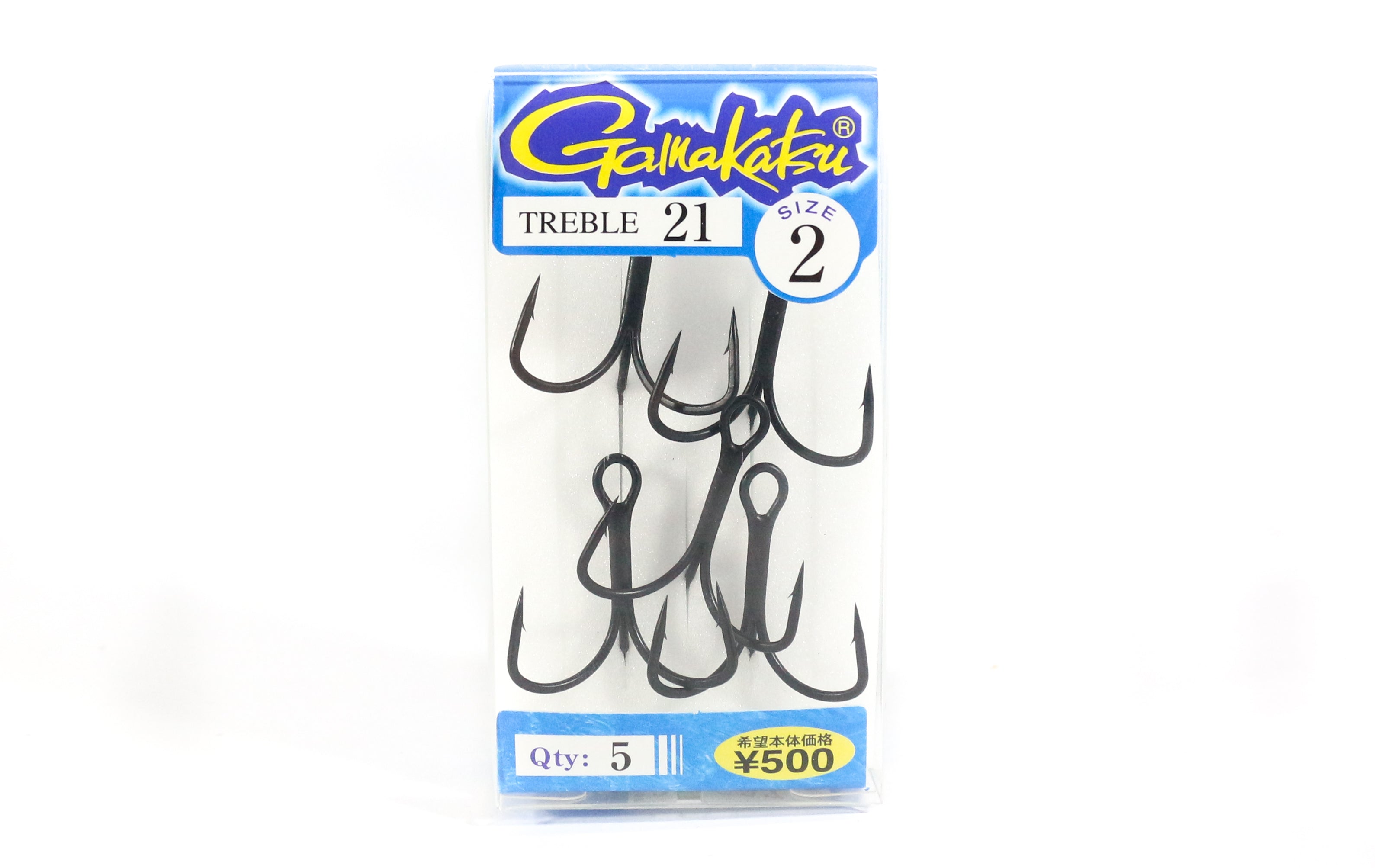 Gamakatsu 66238 Treble Hook Treble 21 ZS-B Size 2 ,5 Per pack (1026)