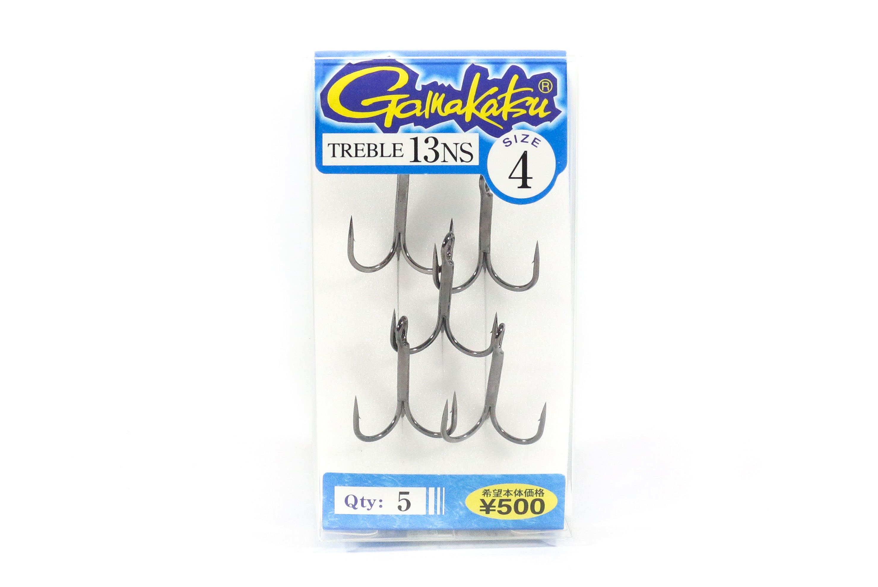 Gamakatsu 66241 Treble Hook Treble 13 Black Size 4 (1095)