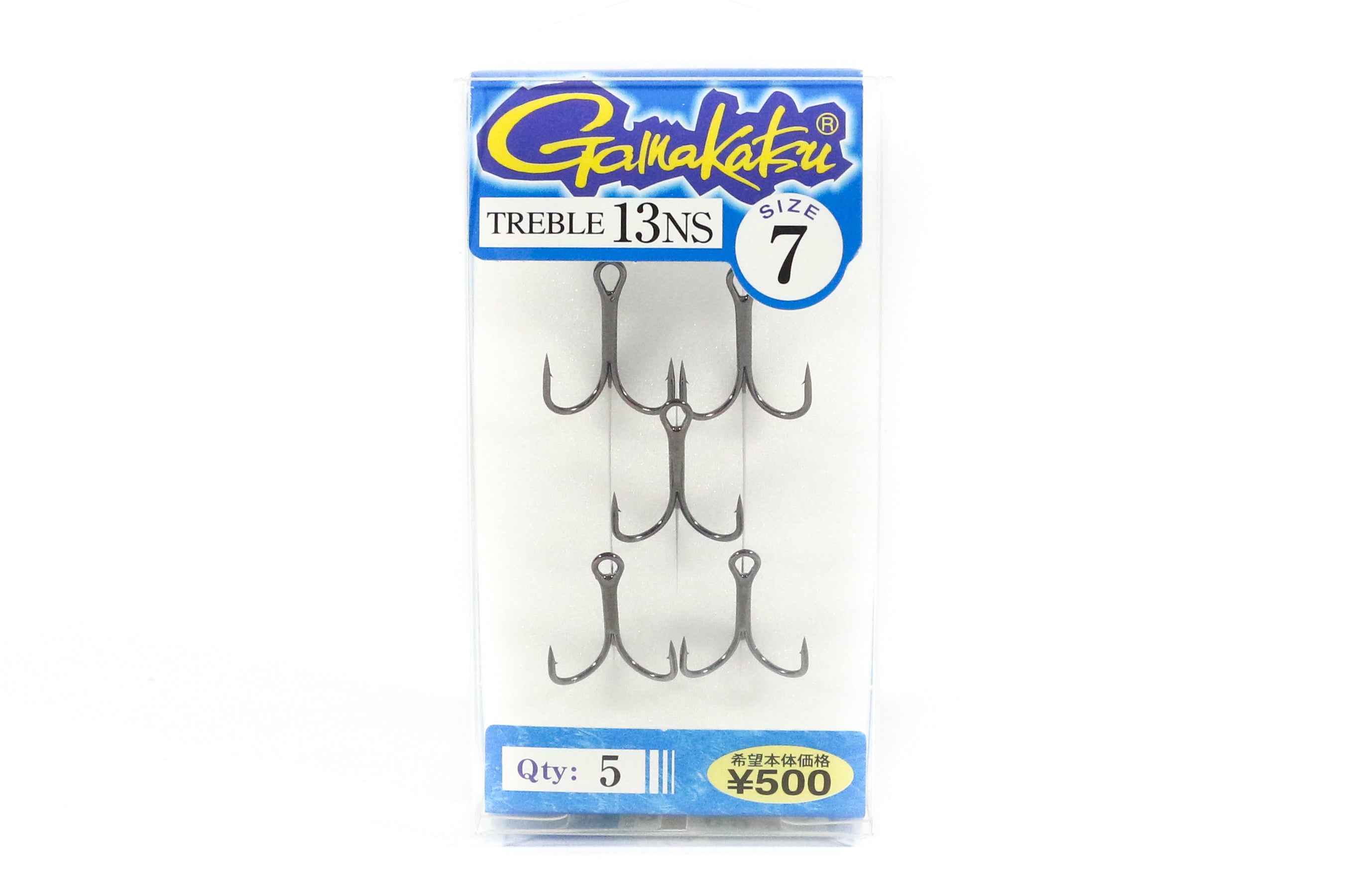 Gamakatsu Treble Hook Treble 13 Black Size 7 (1125)