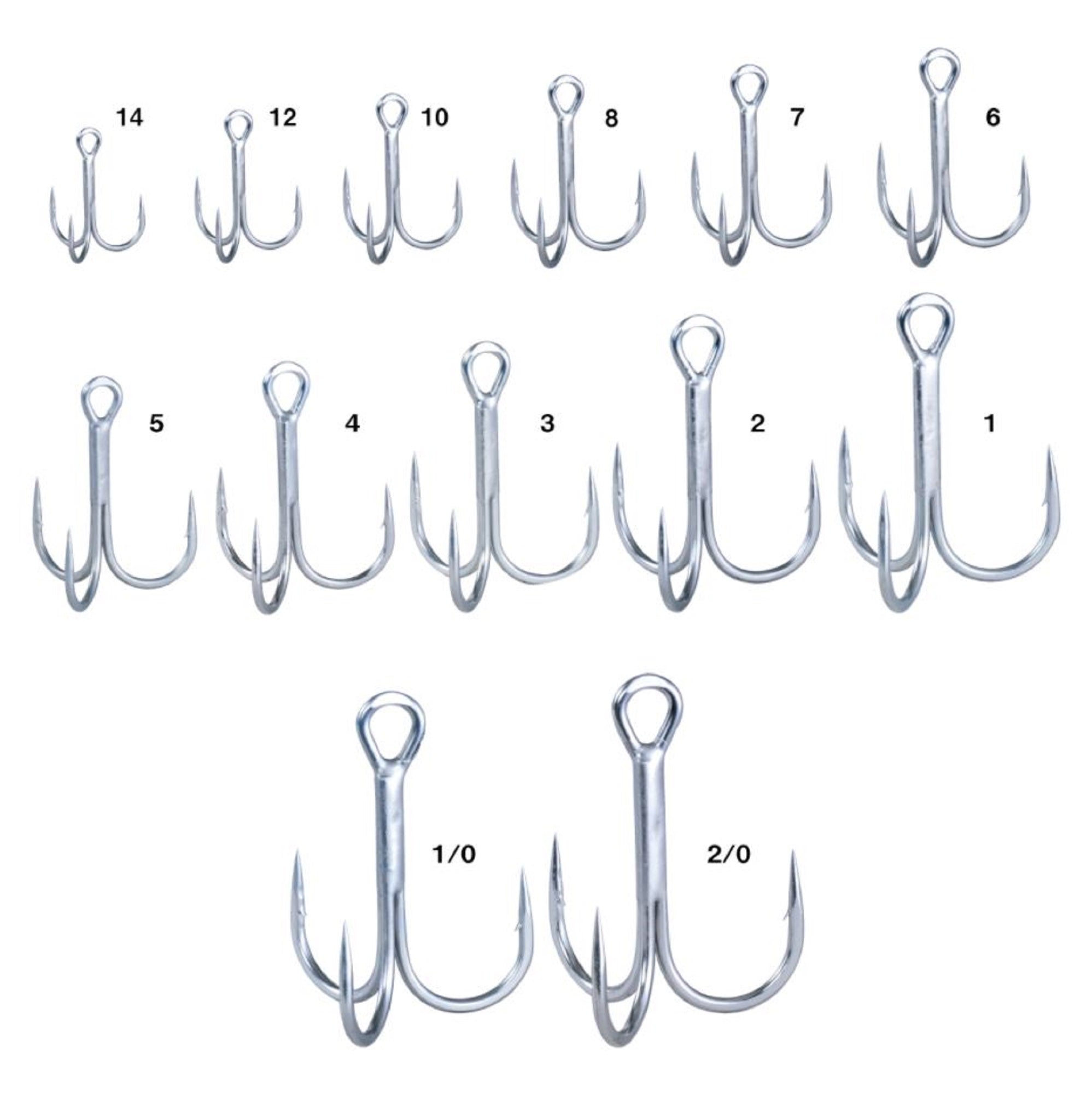 Gamakatsu 67366 Treble Hook RB MH Hyper Shield Size 14 ,6 Per pack (6198)