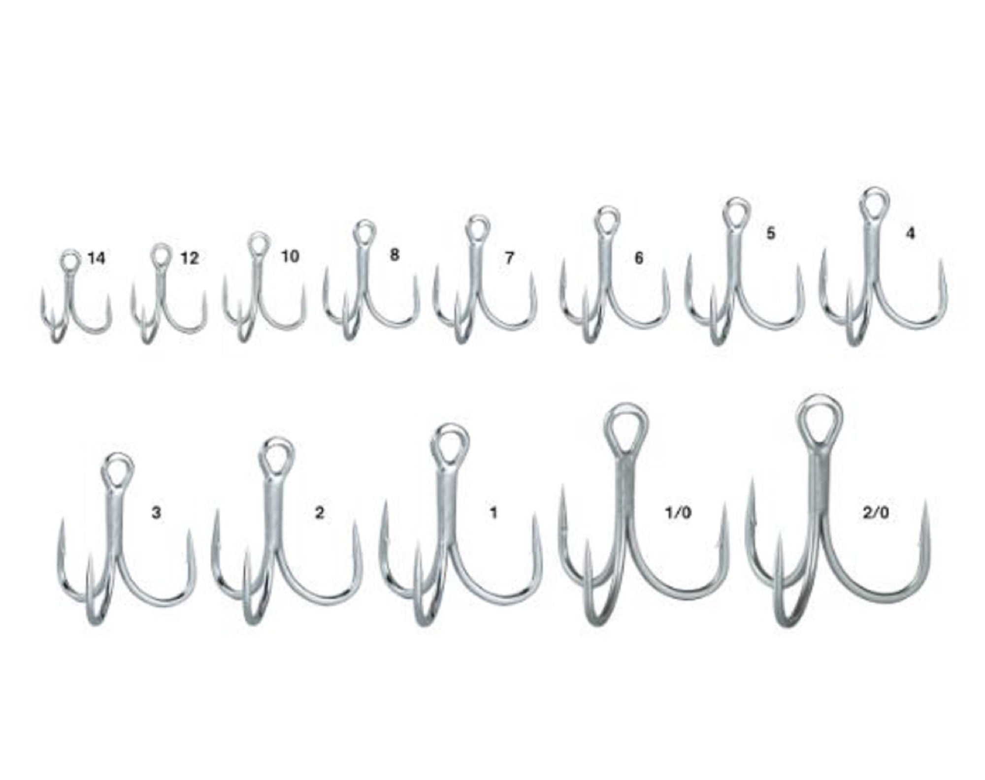 Gamakatsu 67631 Treble Hook SP MH Hyper Shield Size 1 (0393)