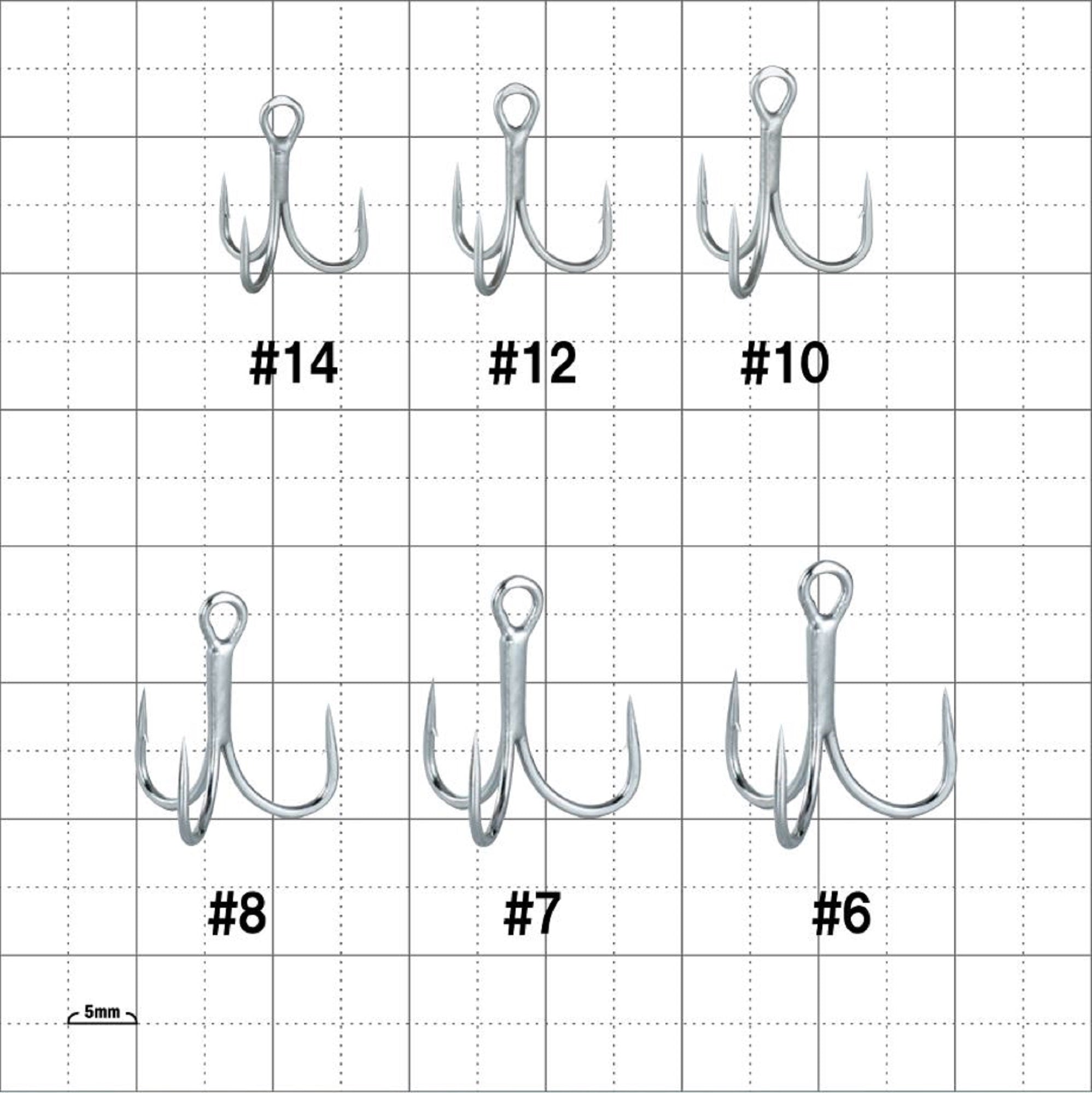 Gamakatsu 67631 Treble Hook SP MH Hyper Shield Size 6 (0447)