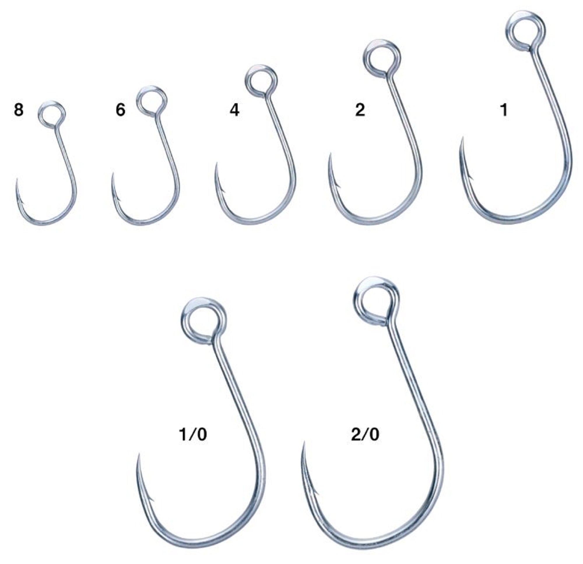 Gamakatsu 67657 Single Hook 53 Salt Plugging Lure Hook Size 2/0 (0843)