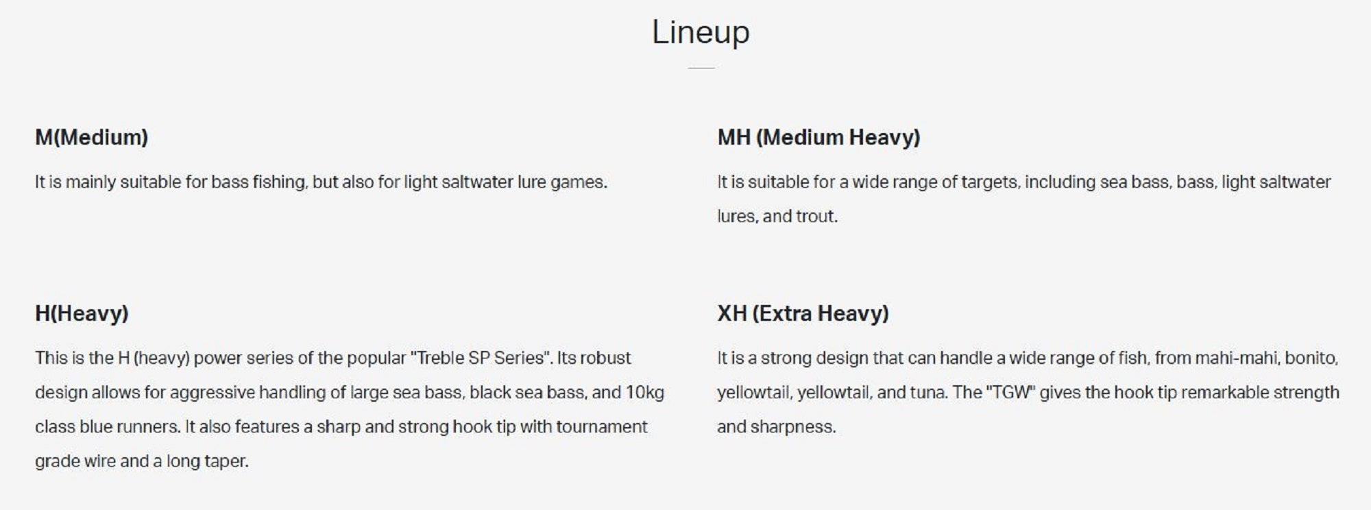 Gamakatsu 68123 Treble Hook SP XH Hyper Shield Size 1/0 (6661)