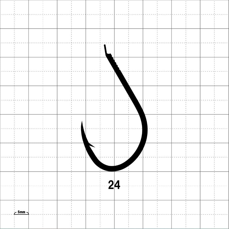 Gamakatsu 68632 Kairyo Soi Ring Eye Hook Size 15 (4534)