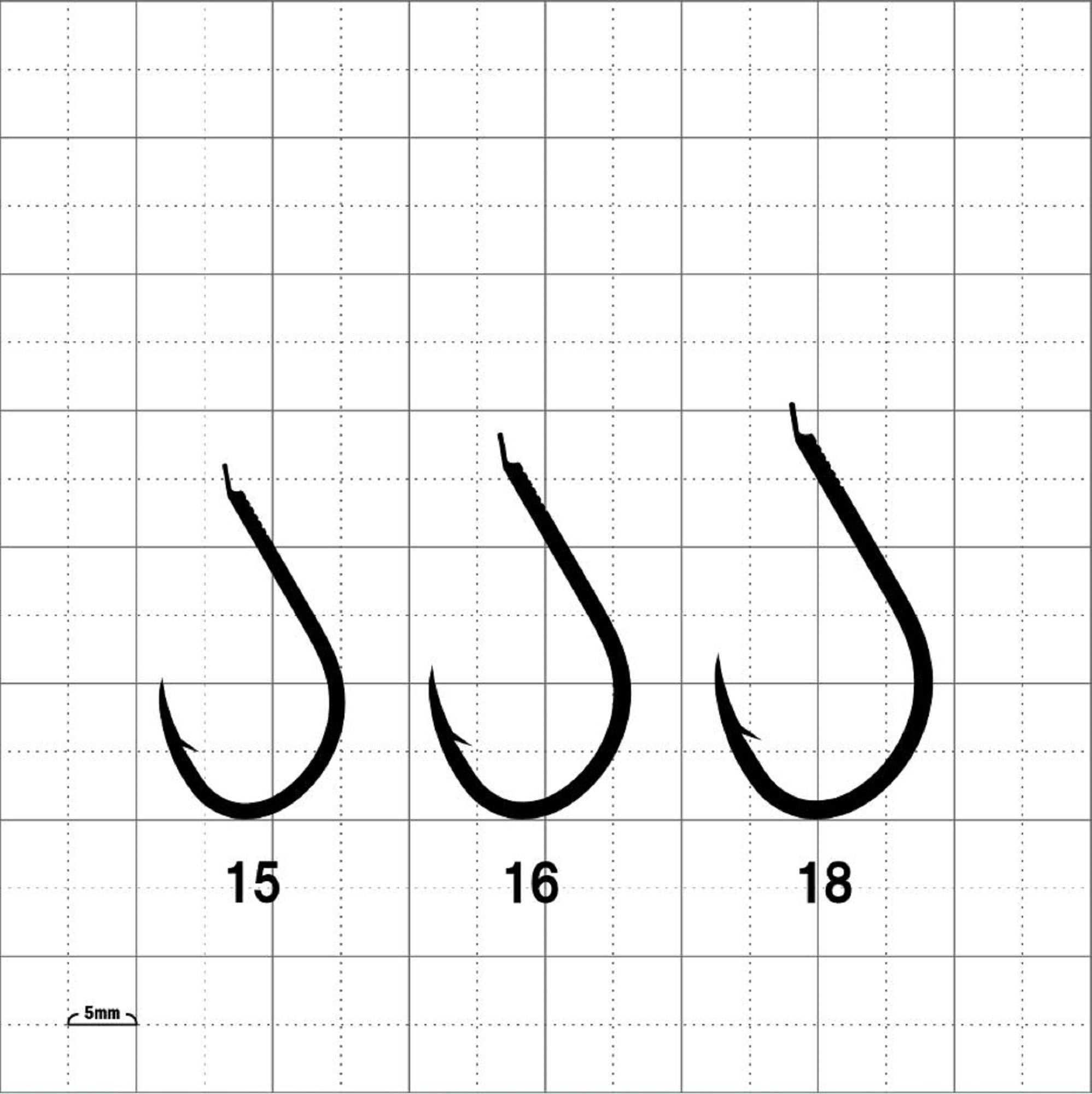 Gamakatsu 68632 Kairyo Soi Ring Eye Hook Size 18 (4558)