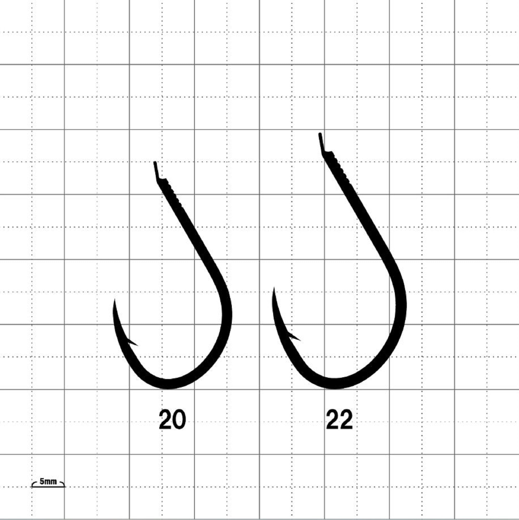 Gamakatsu 68632 Kairyo Soi Ring Eye Hook Size 20 (4565)