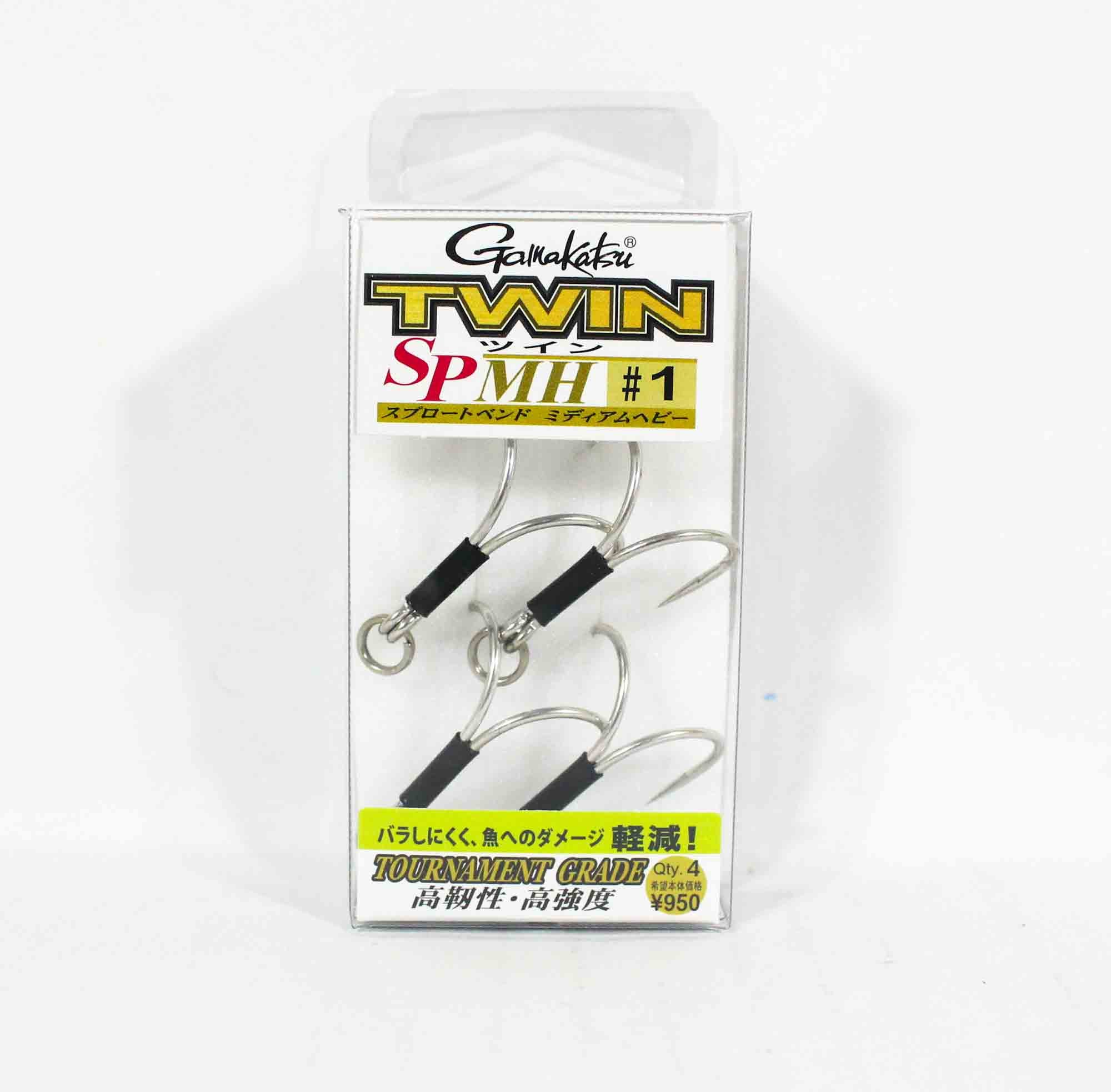 Gamakatsu 68641 Double Hook SP MH Plugging Size 1 (5333)