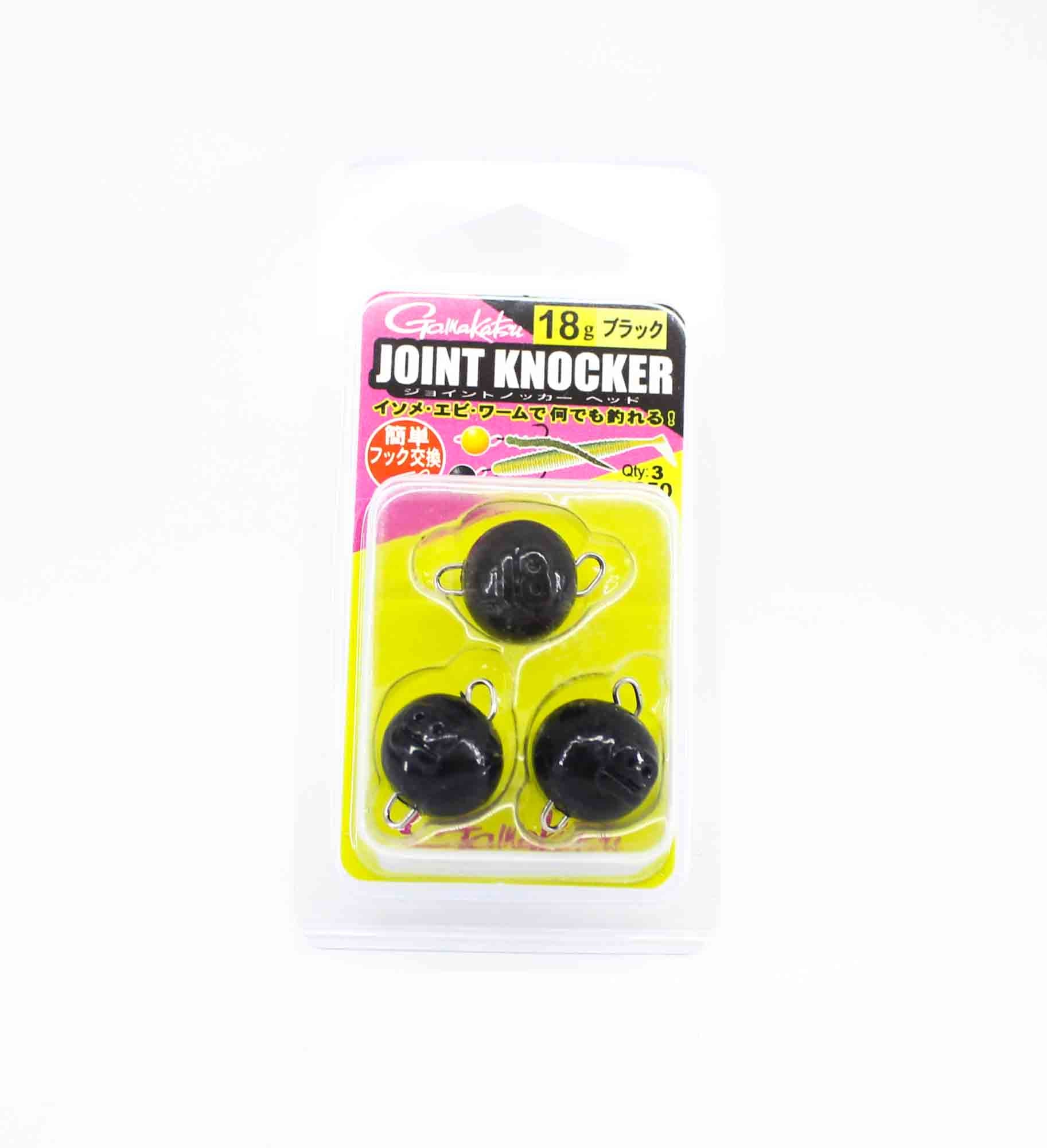 Gamakatsu 19255 Joint Knocker Jig Head 18 grams , 3 per pack (2584)