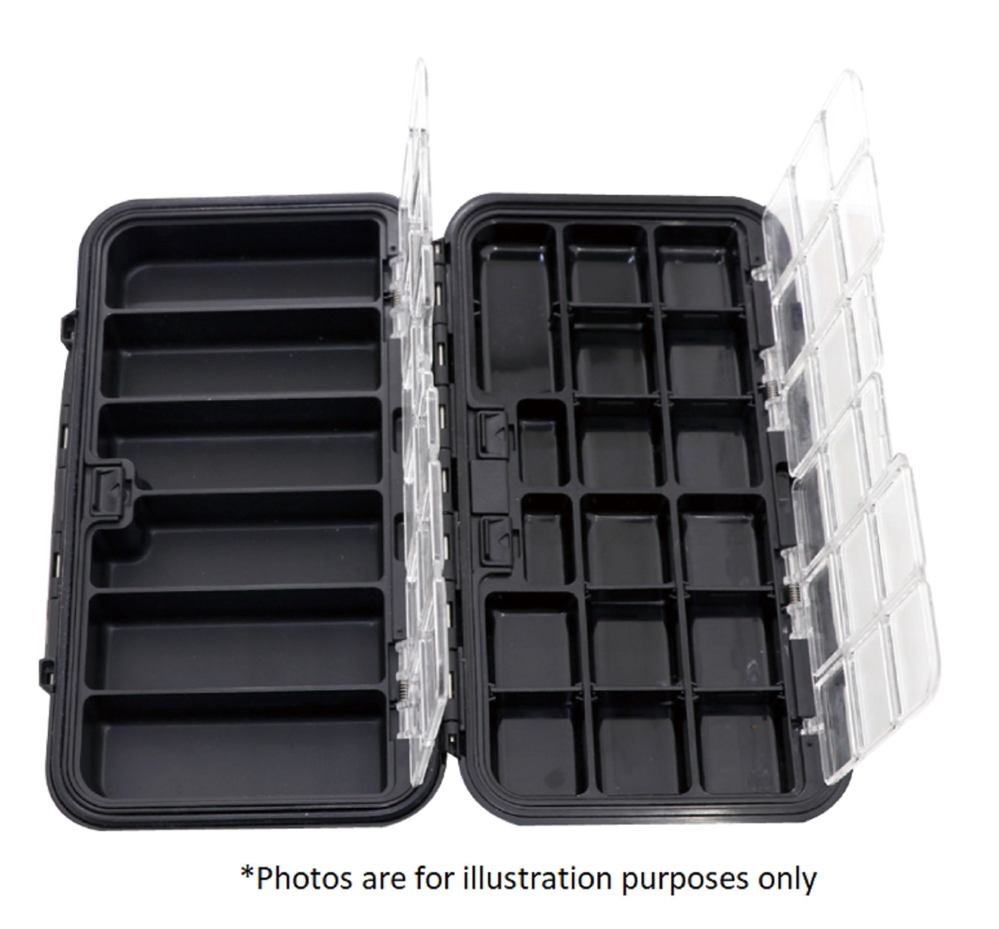 Gamakatsu LE503 Box Multi Stocker Black 197 x 115 x 50mm (5675)