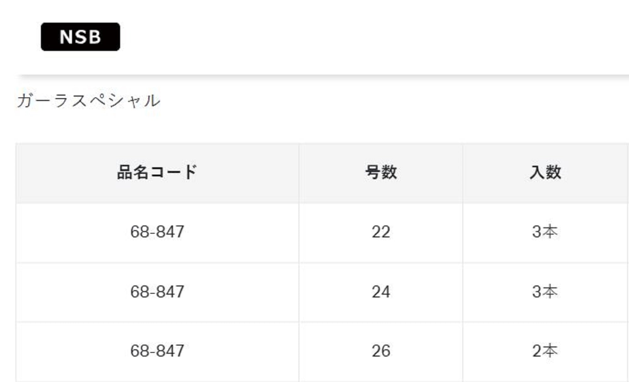 Gamakatsu 68847 Bara Gara Hook Special NSB Size 24, 3 Per Pack (8537)