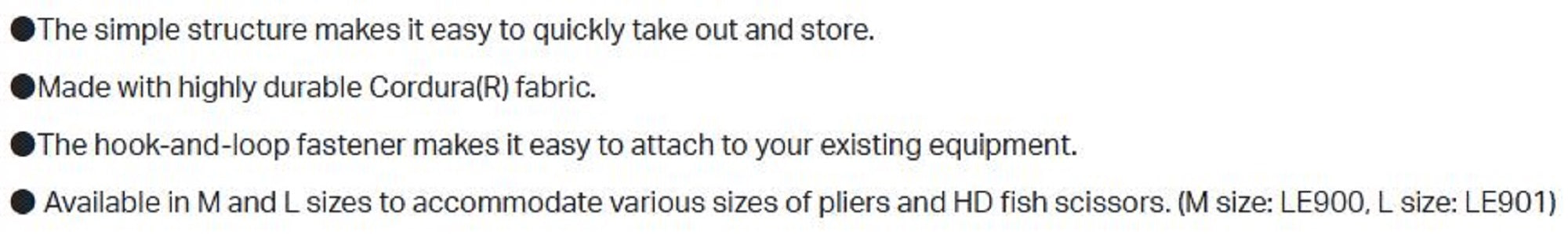 Gamakatsu LE901 Plier Holder 230 x 95mm Size L (0002)