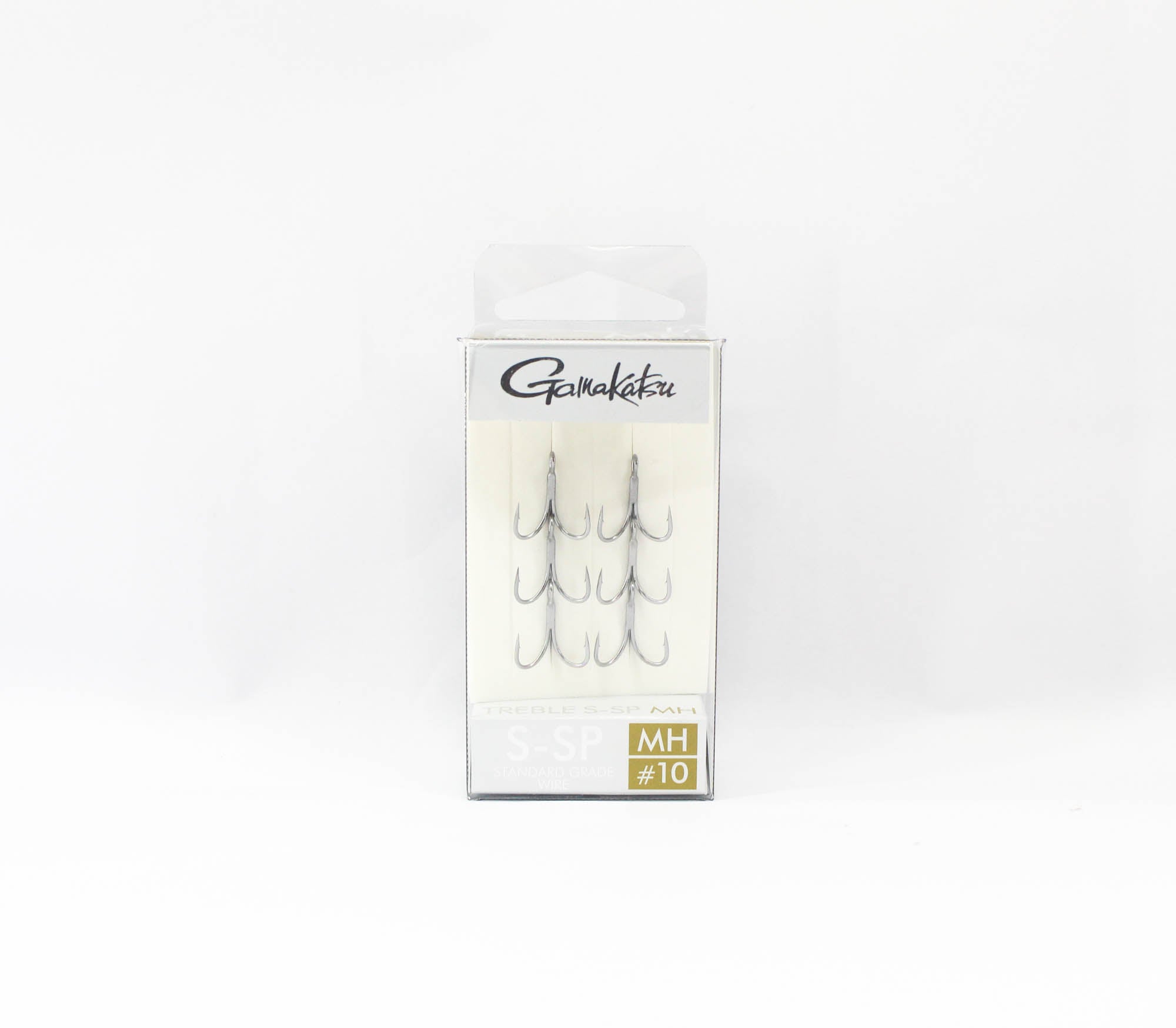 Gamakatsu 68959 Treble Hook S-SP MH Size 10 (3315)