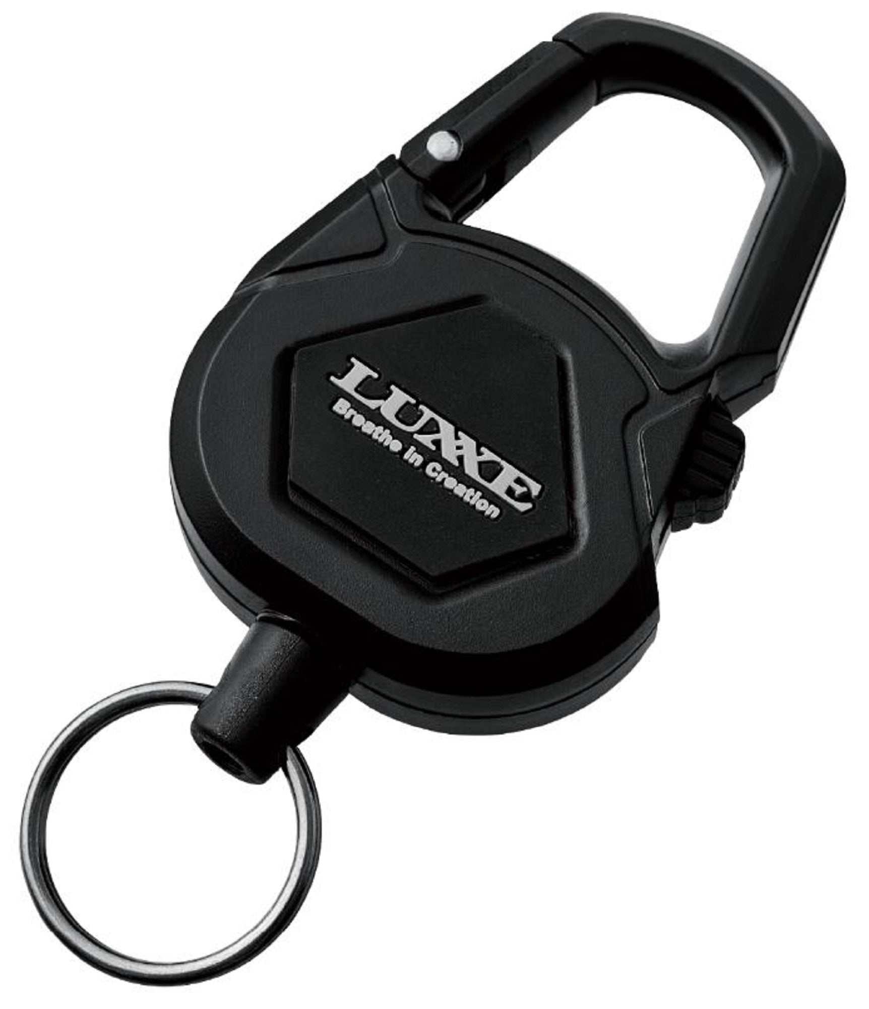 Gamakatsu LE136 Carabiner Reel Sliding Lock 70cm Black (3926)
