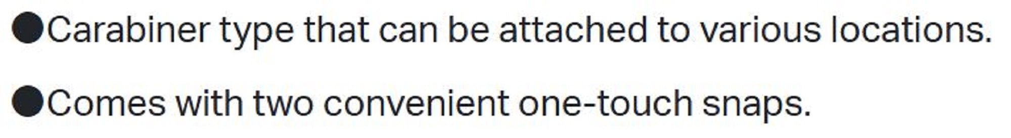 Gamakatsu LE137 Carabiner Reel Sliding Lock 100cm Black (3940)