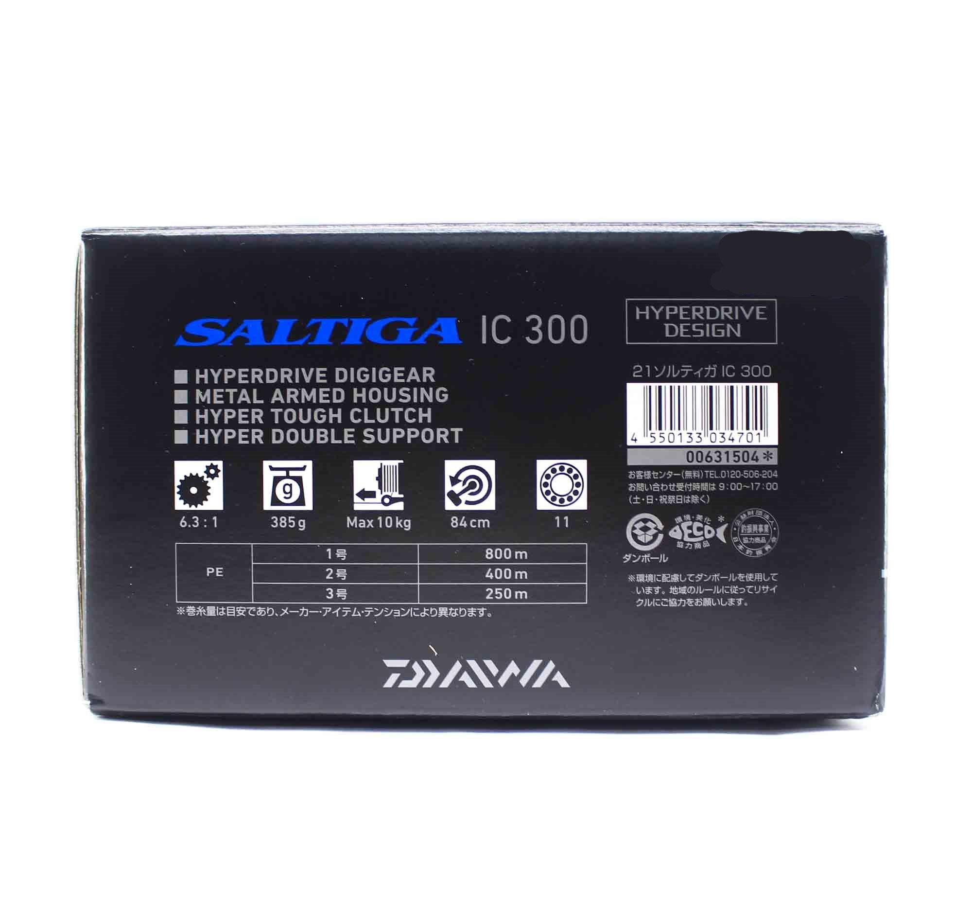 Daiwa Reel Baitcast 21 Saltiga IC 300 Right Hand (4701)