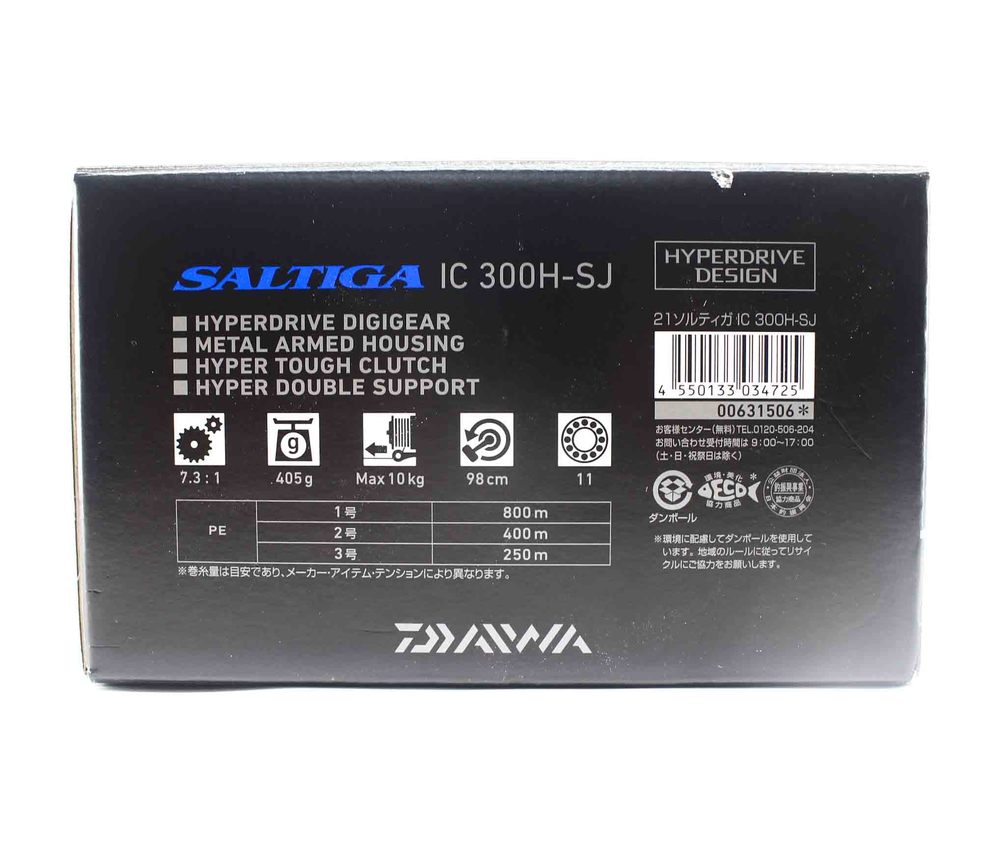 Daiwa Reel Baitcast 21 Saltiga IC 300H-SJ Right Hand (4725)