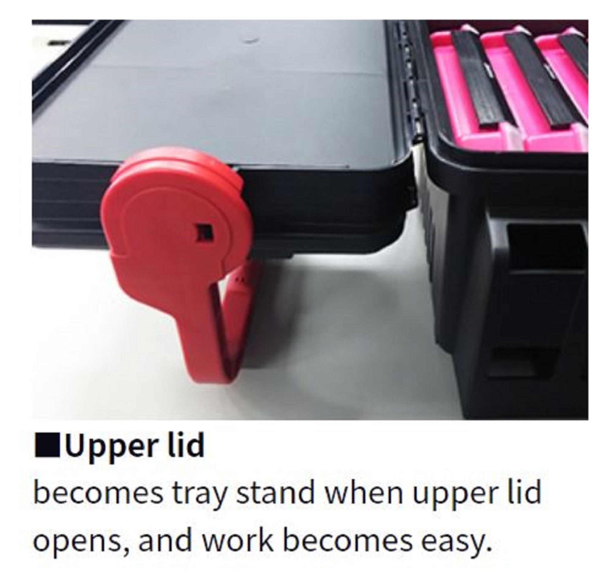 Daiwa TB-4000 Tackle Box 430 x 230 x 270 mm Black Red (0588)