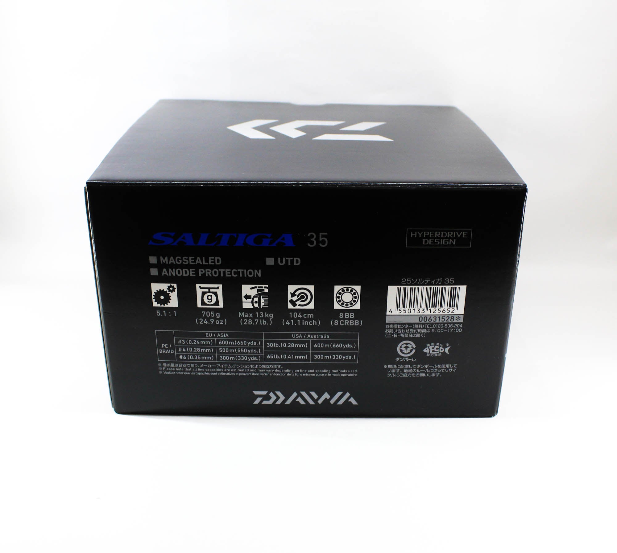 Daiwa Reel Baitcast 25 Saltiga 35 Right Hand (5652)