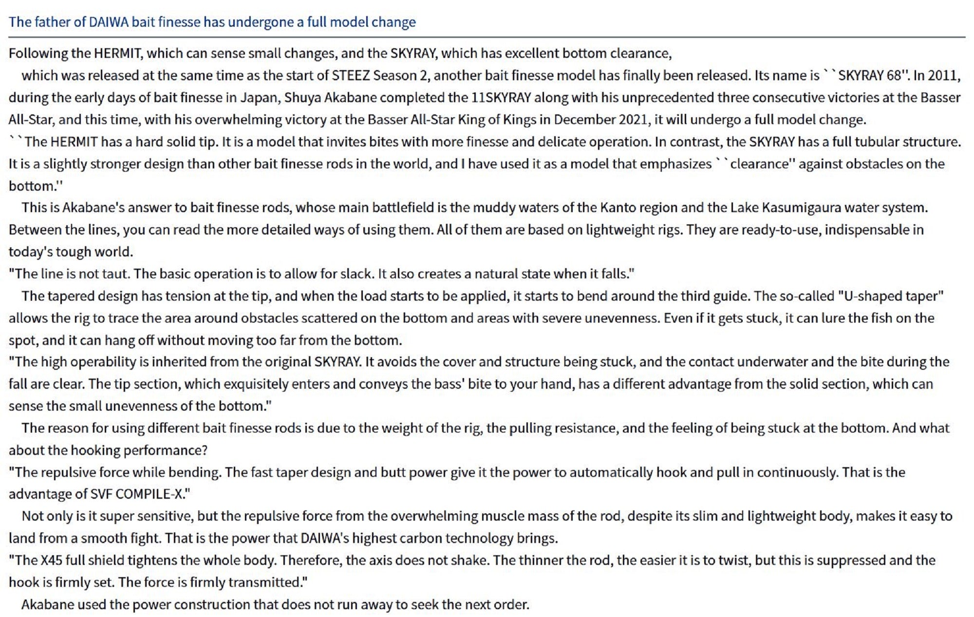 Daiwa Rod Baitcast Steez C68ML-SV Skyray68 (6075)