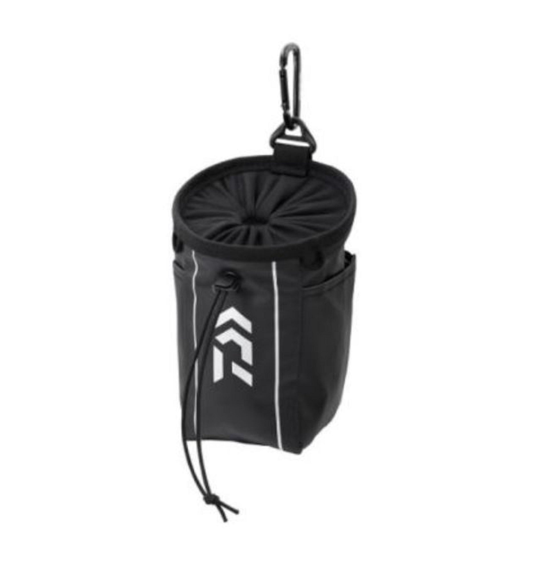 Daiwa Chalk Bag Side Pouch 12x12x17 cm Black/Silver (0548)