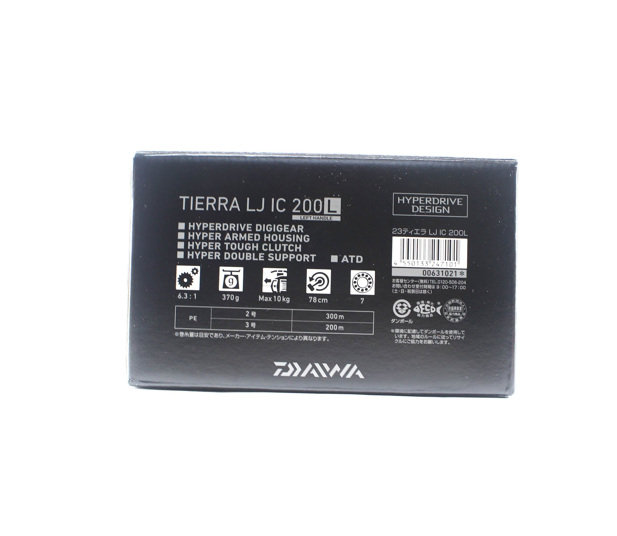 Daiwa Reel Baitcast 23 Tierra LJ IC 200 L Left Hand (7101)