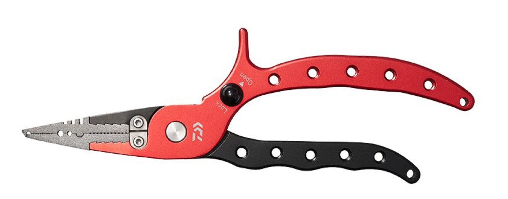 Daiwa Pliers Split Ring Aluminium 200H Lock LG Size 2-7 Red (2609)