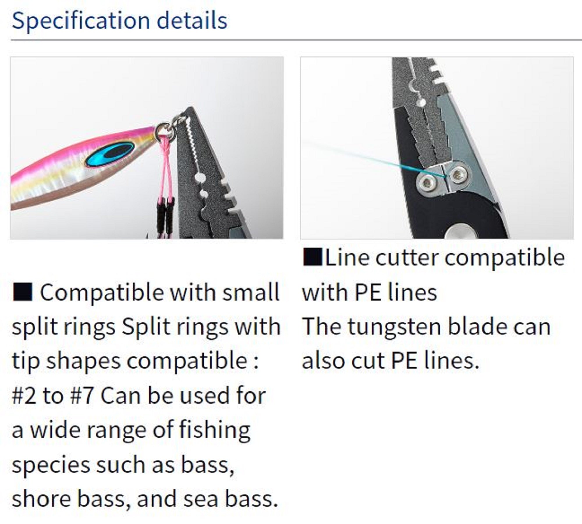 Daiwa Pliers Split Ring Aluminium 200H Lock LG Size 2-7 Red (2609)