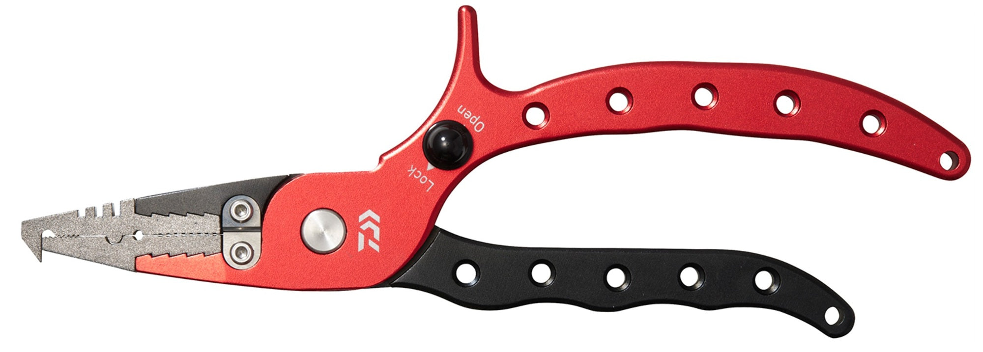 Daiwa Pliers Split Ring 200H Aluminum With Lock BG Red (2661)