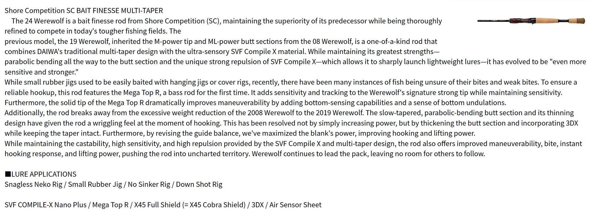 Daiwa Rod Baitcast Steez SC C66M/ML-SV-ST (0345)