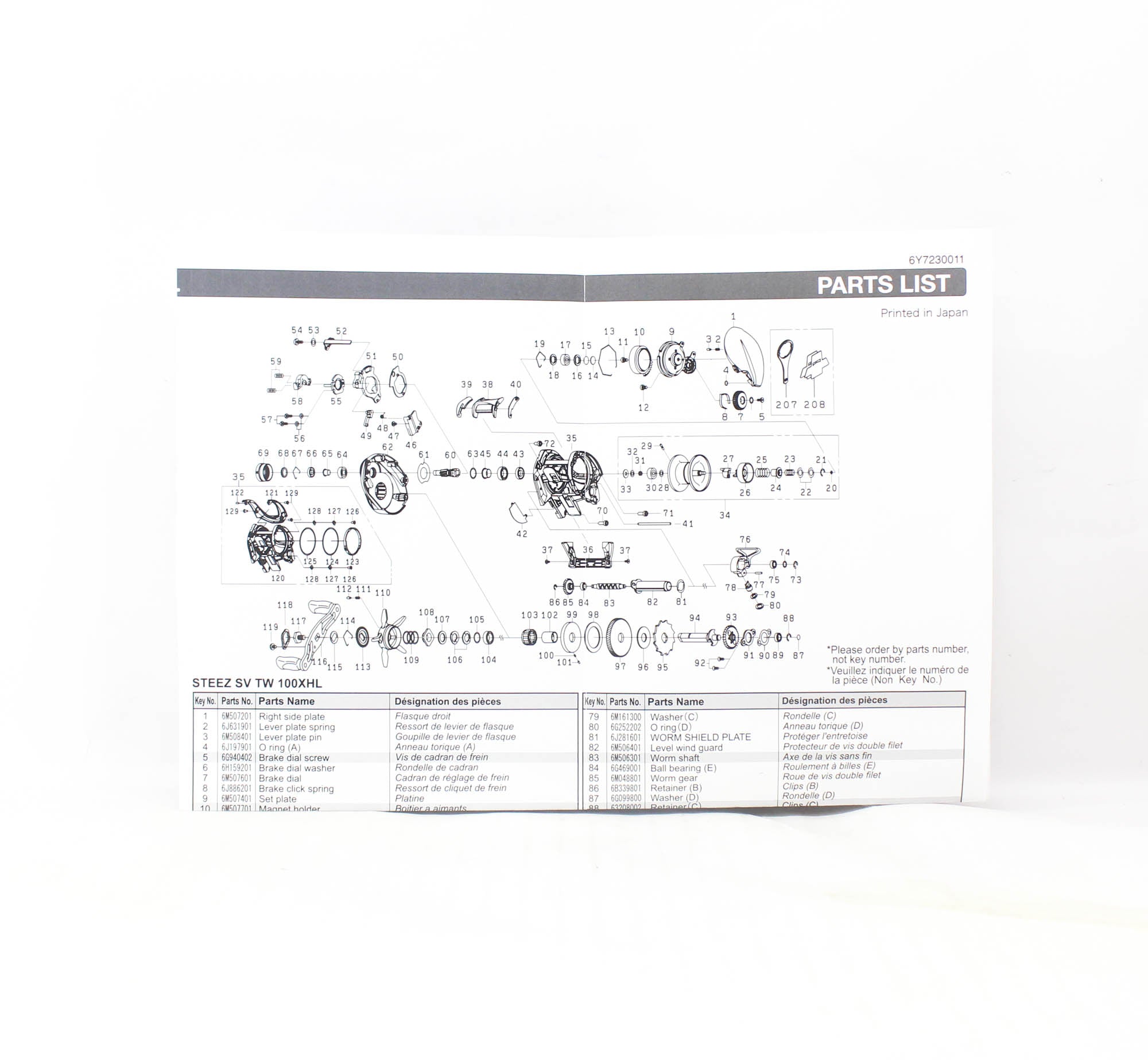 Daiwa Reel Baitcast 24 Steez SV TW 100 XHL Left Hand (4343)