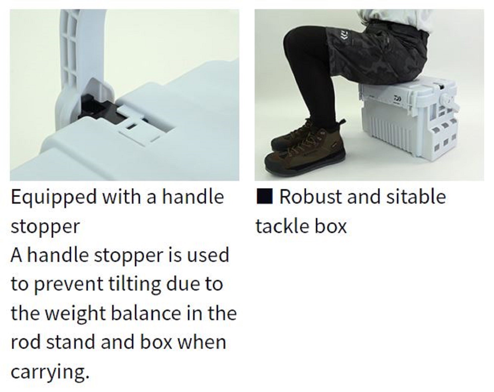 Daiwa TB-4500HS Tackle Box 370 x 290 x 270 mm White (4977)