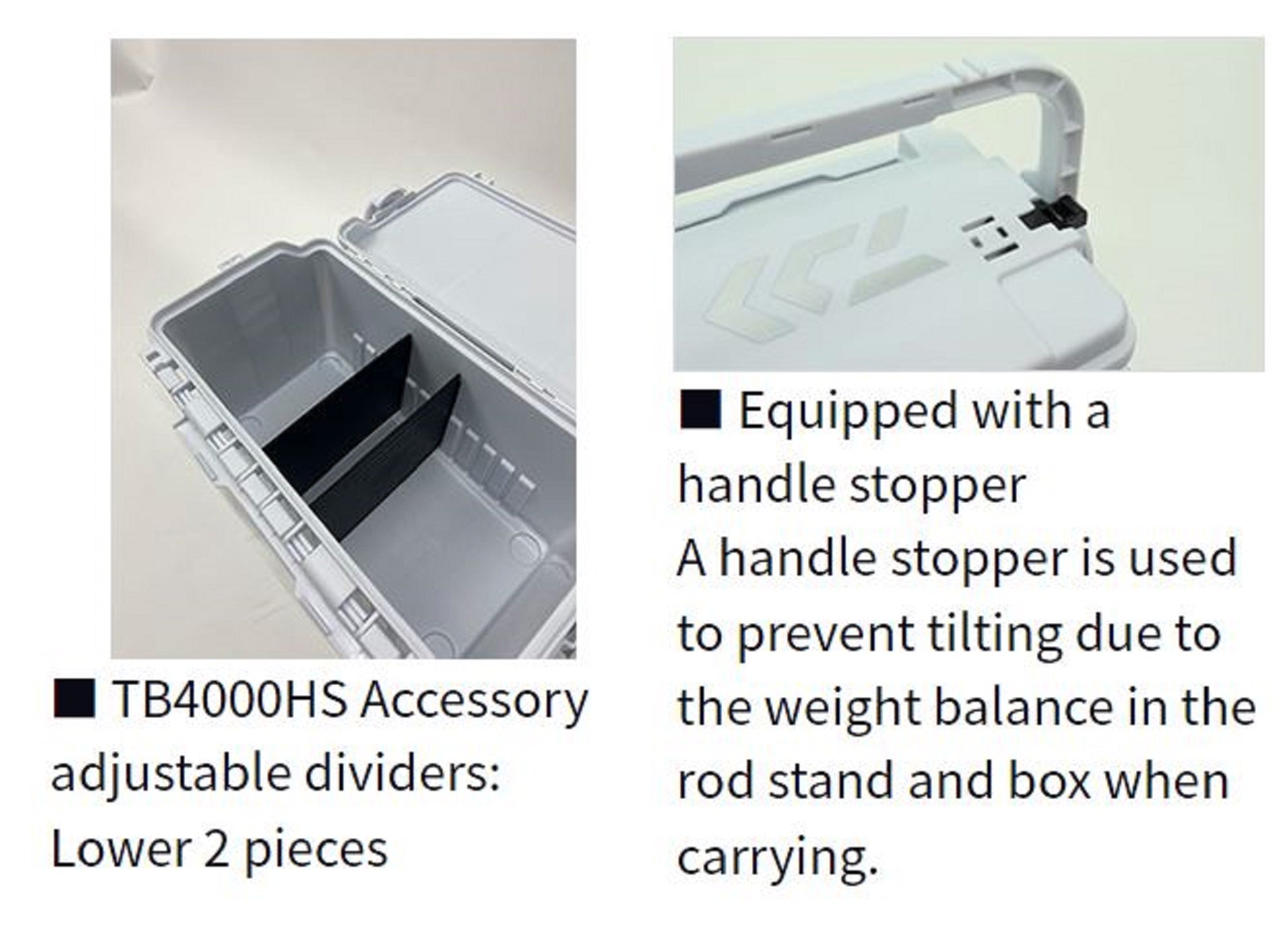Daiwa TB-4000HS Tackle Box 430 x 230 x 280 mm White (4984)