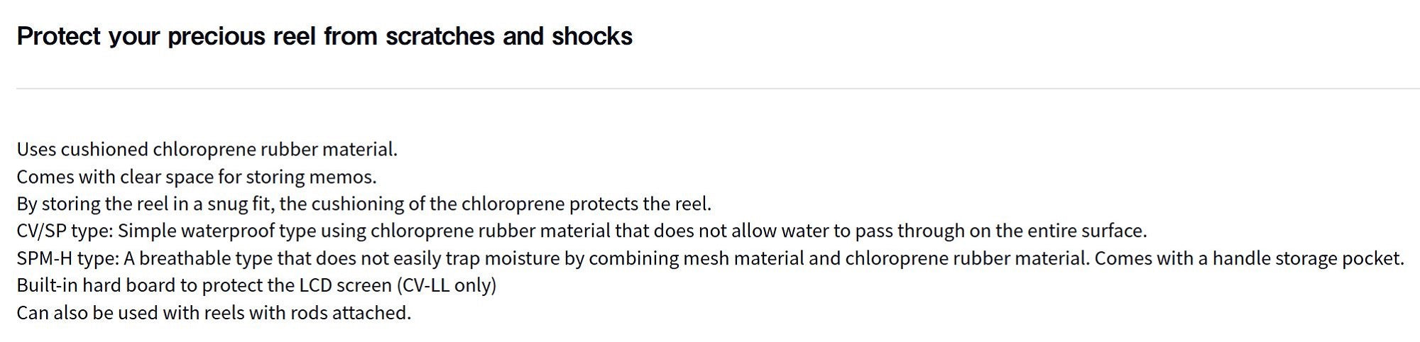 Daiwa Neo Reel Cover Spinning (B) SP-L 4500-6500 23 x 34 mm Black (3085)