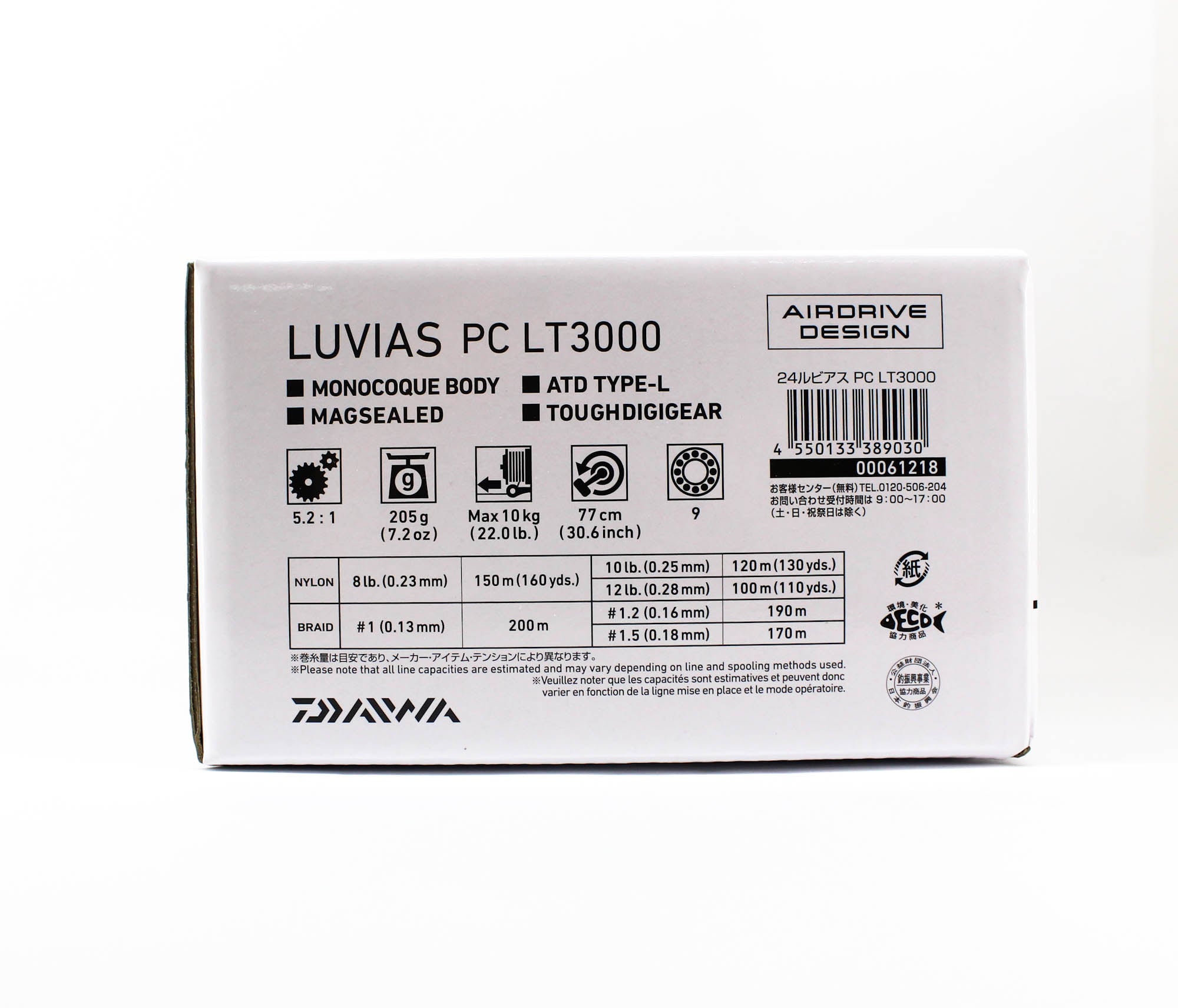 Daiwa Reel Spinning 24 Luvias PC LT3000 (9030)