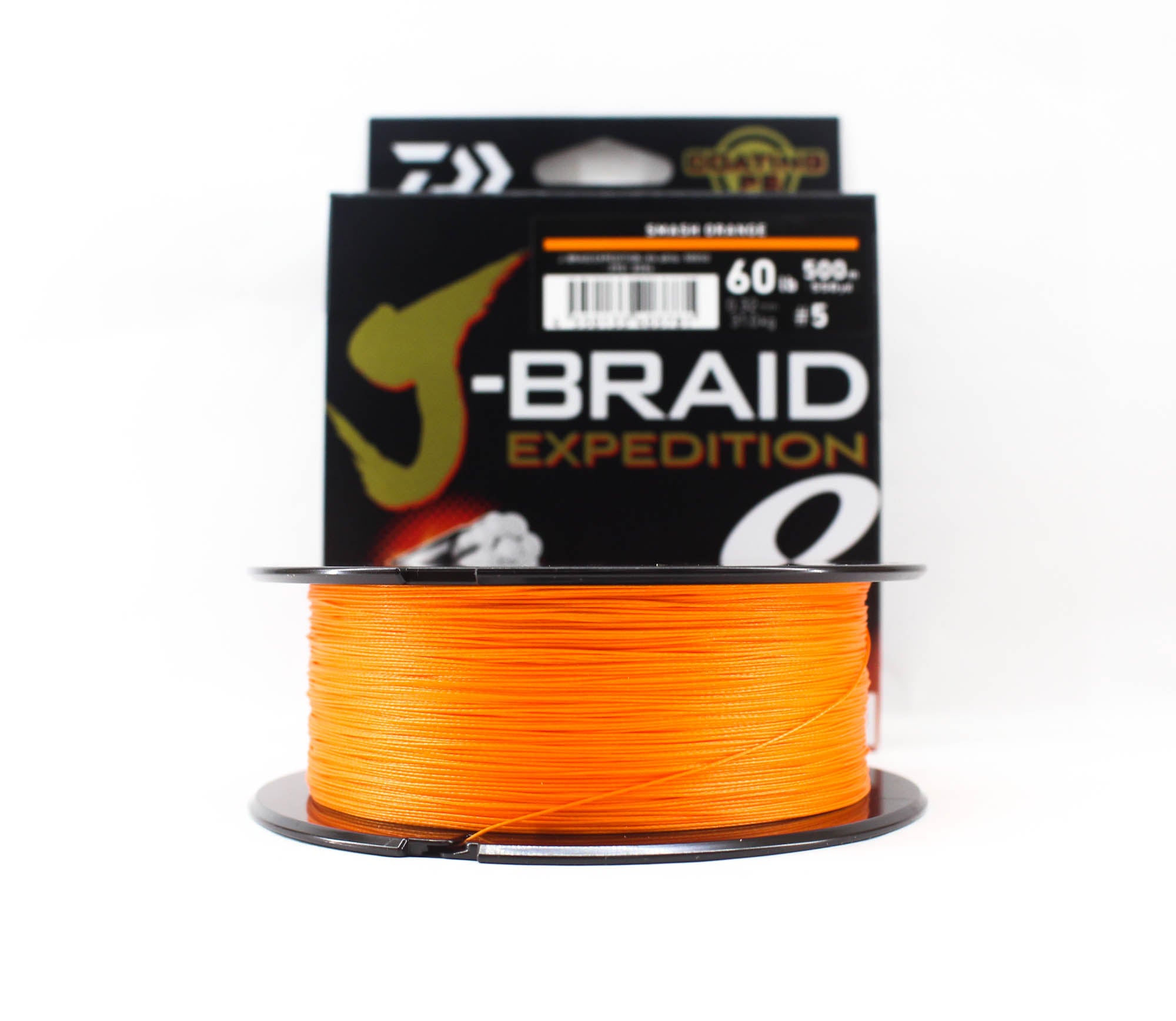 Daiwa P.E Line J Braid Expedition X8 500m 60lb Smash Orange (3781)