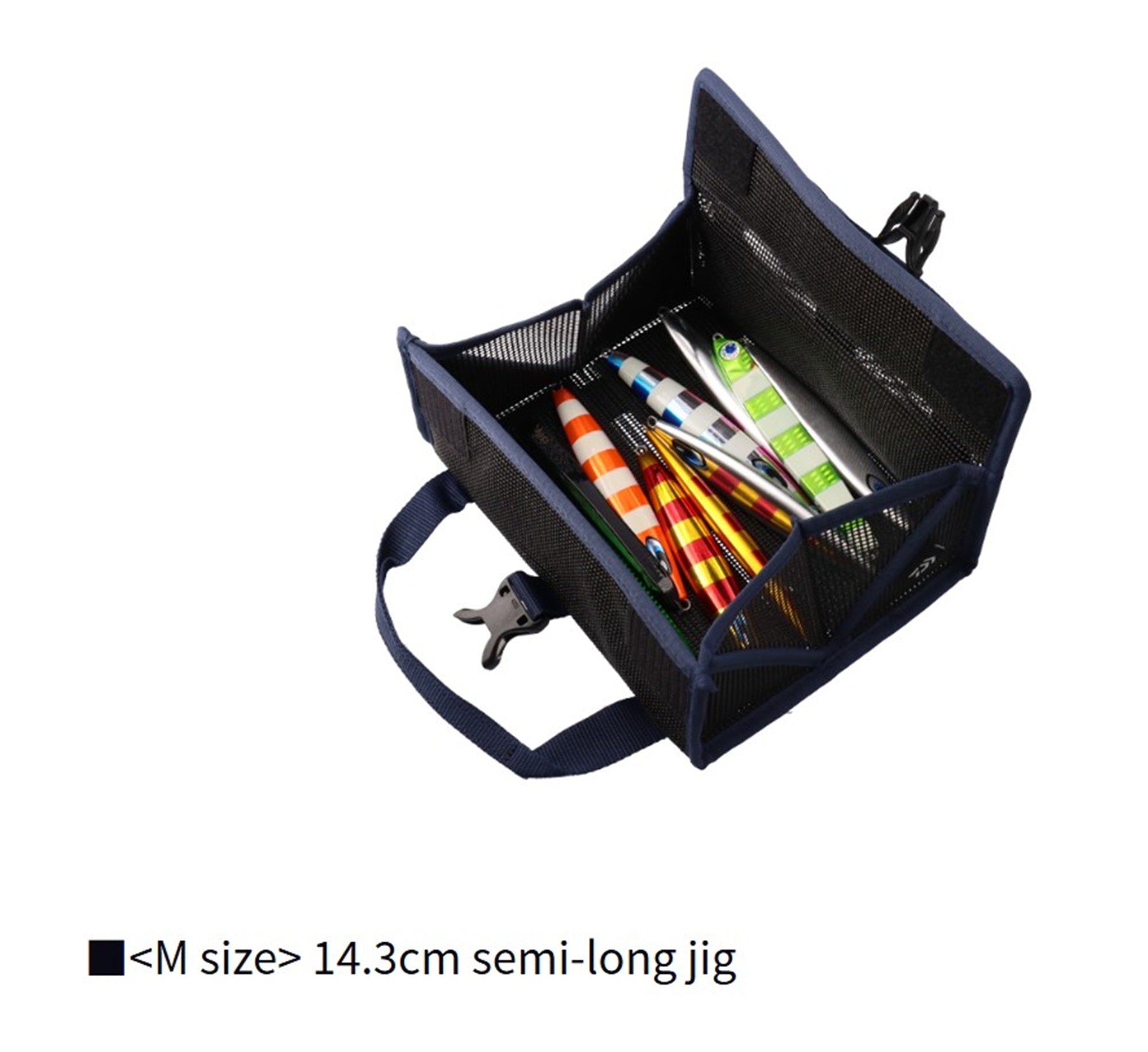 Daiwa Jig Mesh Bag B 9 x 22 x 9 cm Size M Blue (1163)