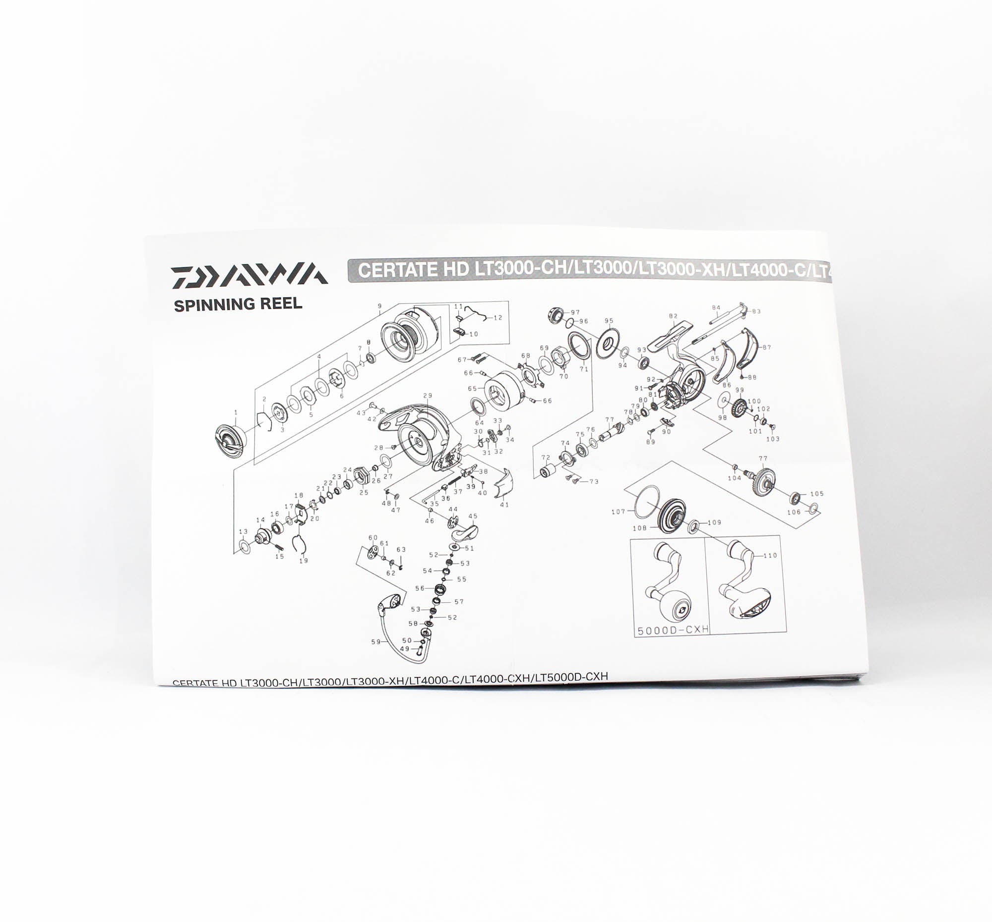 Daiwa Reel Spinning 26 Certate HD LT 5000D-CXH (9937)