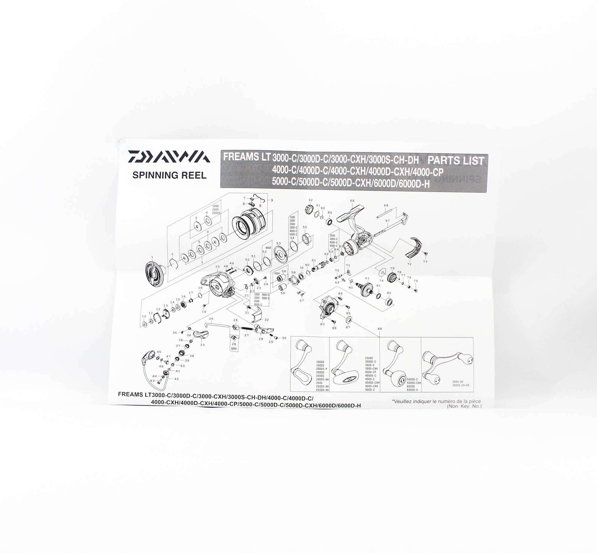 Daiwa Reel Spinning 26 Freams LT 5000D-CXH (2039)