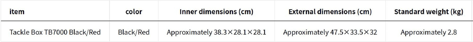 Daiwa TB-7000 Bucket Mouth (475 x 335 x 320 mm) White (3478)