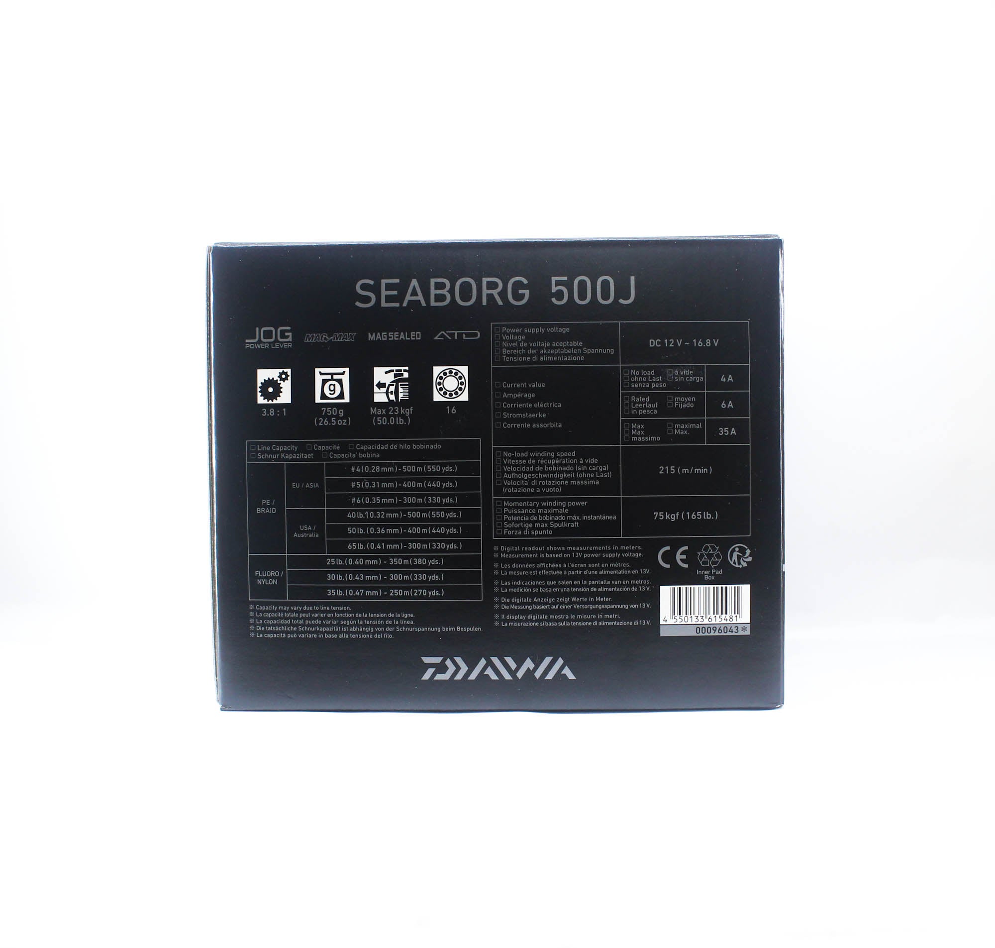 Daiwa Reel Baitcast 26 Seaborg 500J(U) Electric Right Hand (5481)