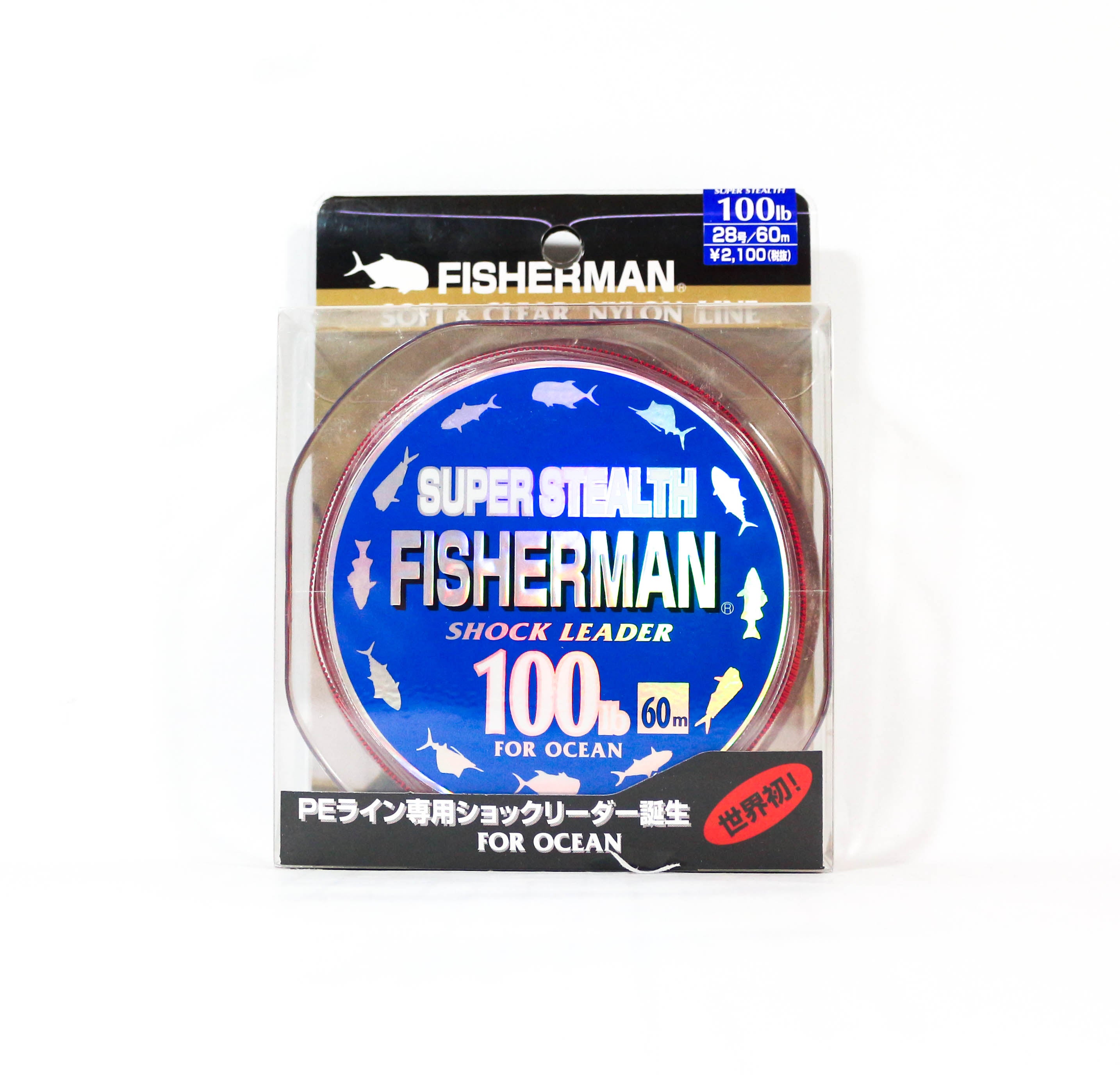 Fisherman Super Stealth Nylon Shock Leader 100 lb x 60 meter (0047)
