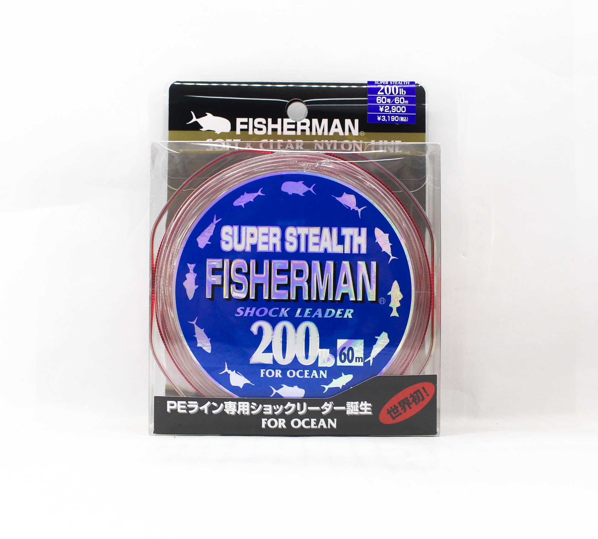 Fisherman Super Stealth Nylon Shock Leader 200 lb x 60 meter (0078)
