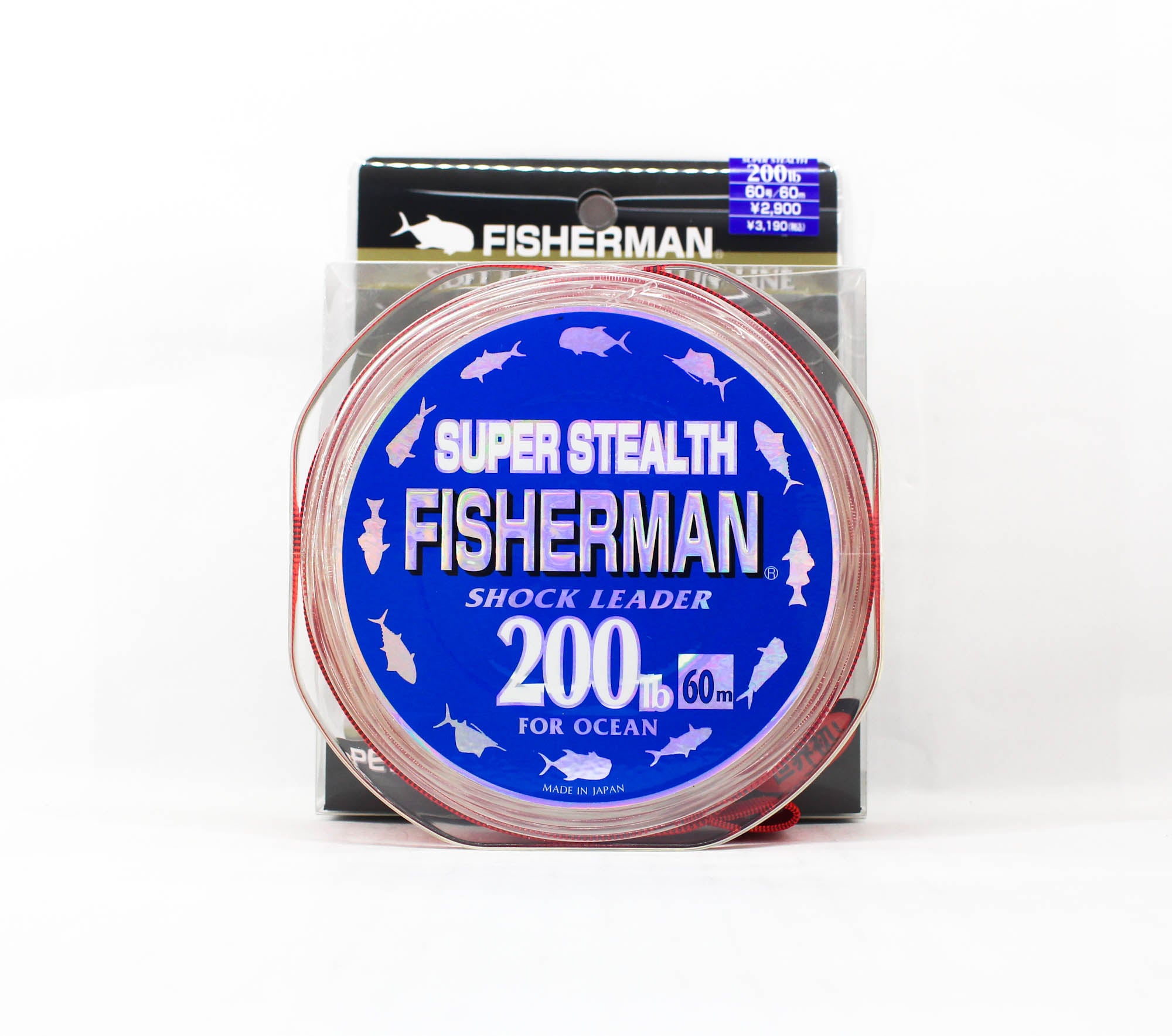 Fisherman Super Stealth Nylon Shock Leader 200 lb x 60 meter (0078)