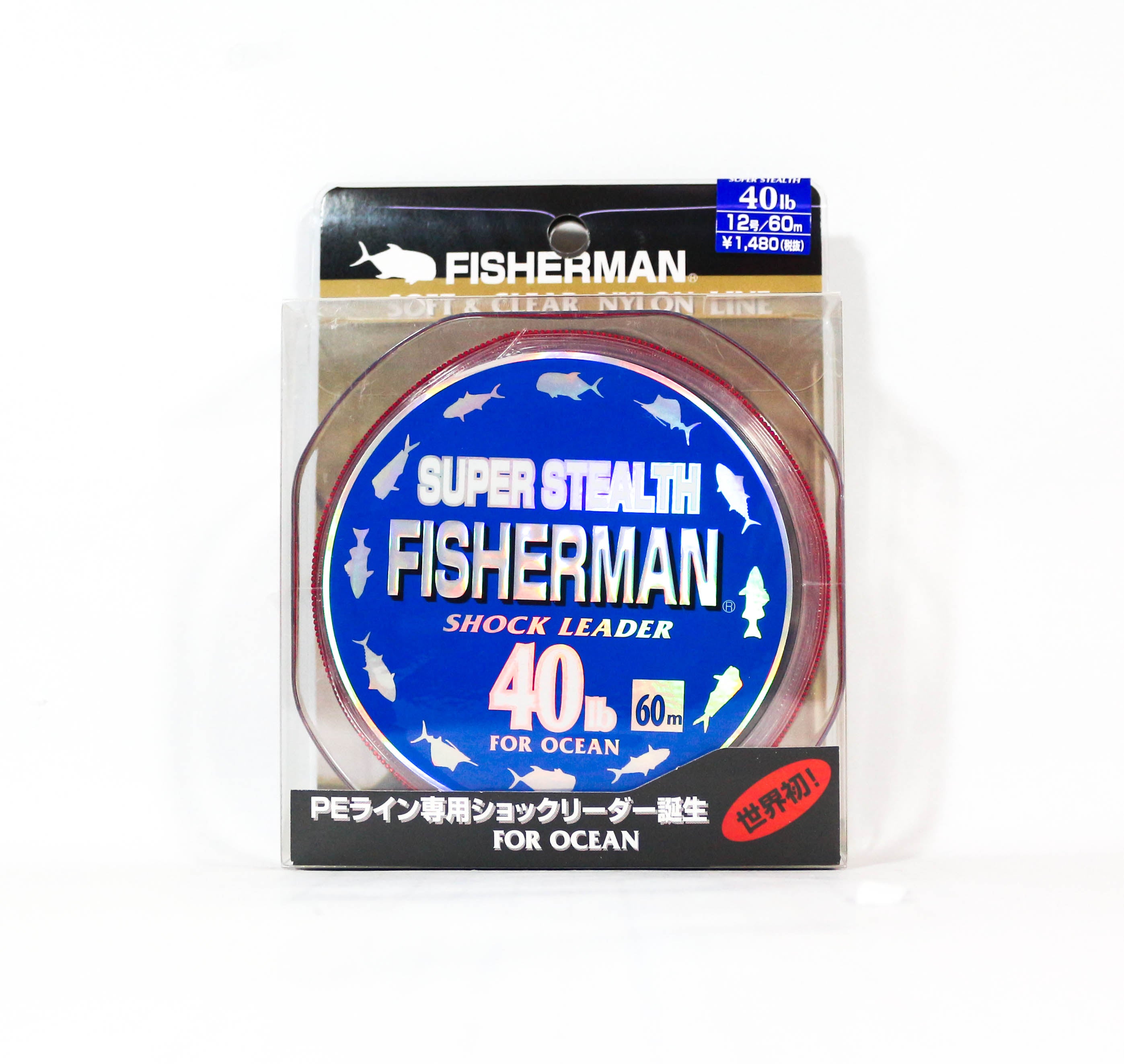 Fisherman Super Stealth Nylon Shock Leader 40 lb x 60 meter (0092)