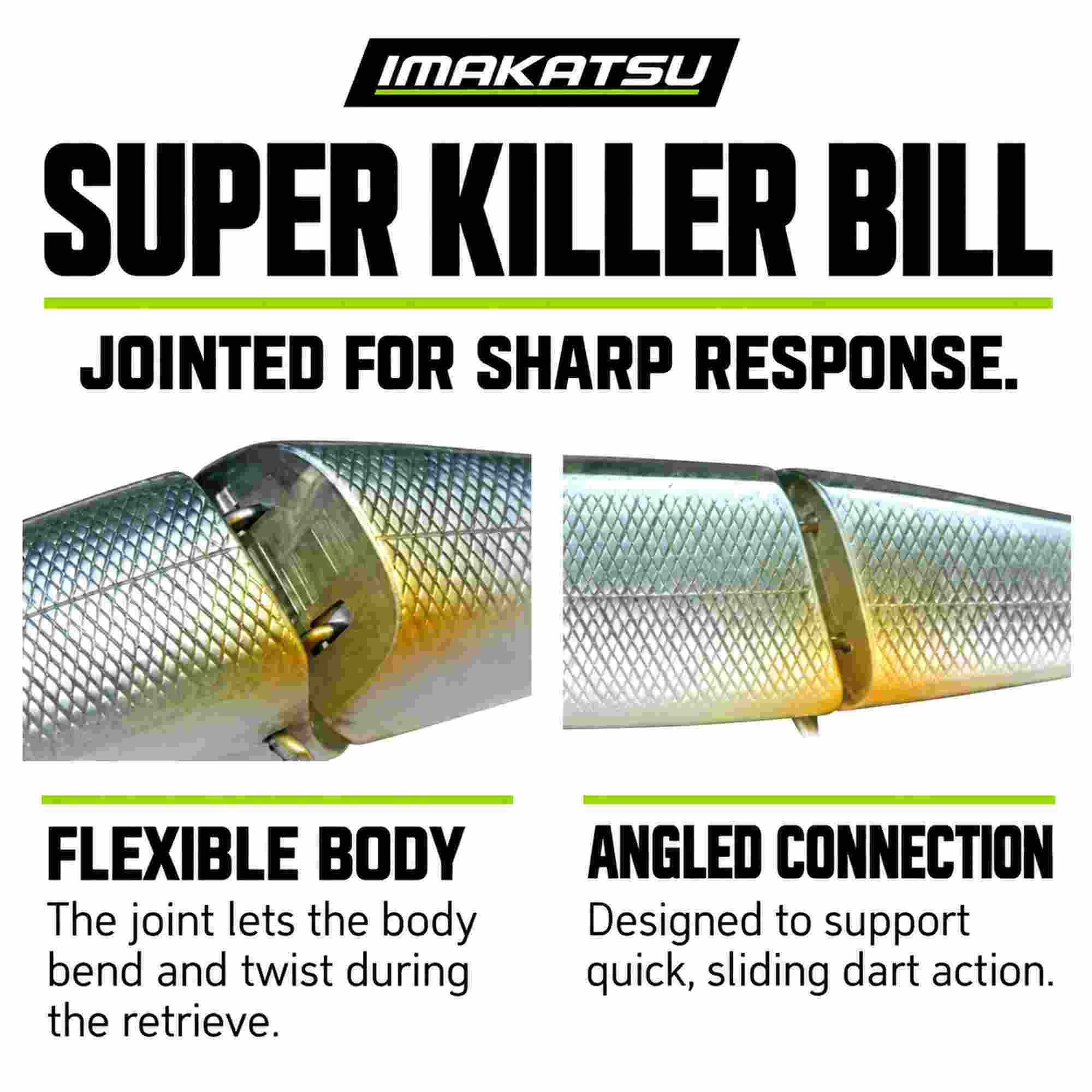 Imakatsu Super Killer Bill 90mm 10 grams Sinking Lure 111 (7486)