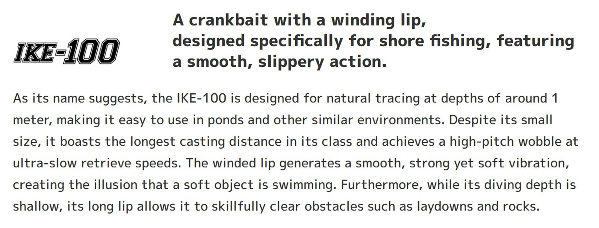 Imakatsu IKE-100 Crank 48mm 8 grams Floating Lure 116 (2473)