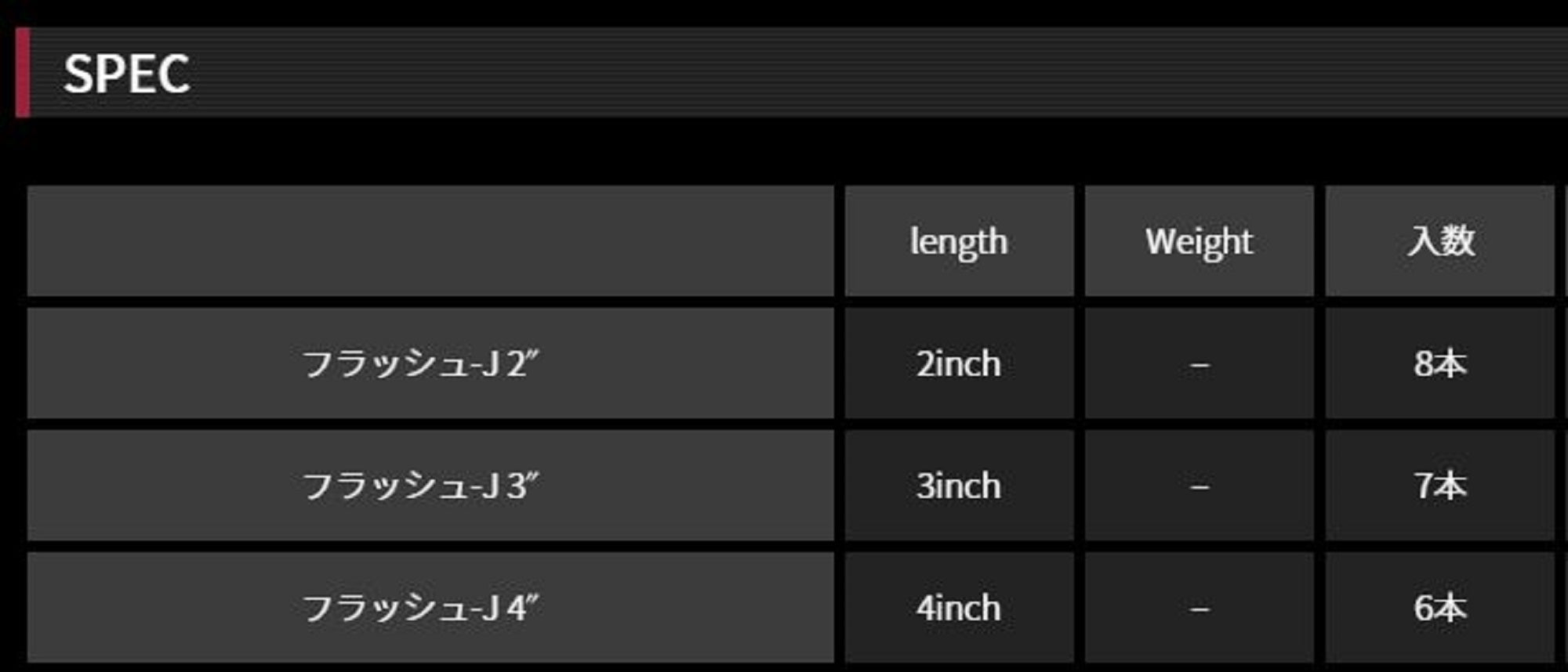 Fish Arrow Soft Lure Flash J 4 Inch 6 Piece per pack #01 (9377)
