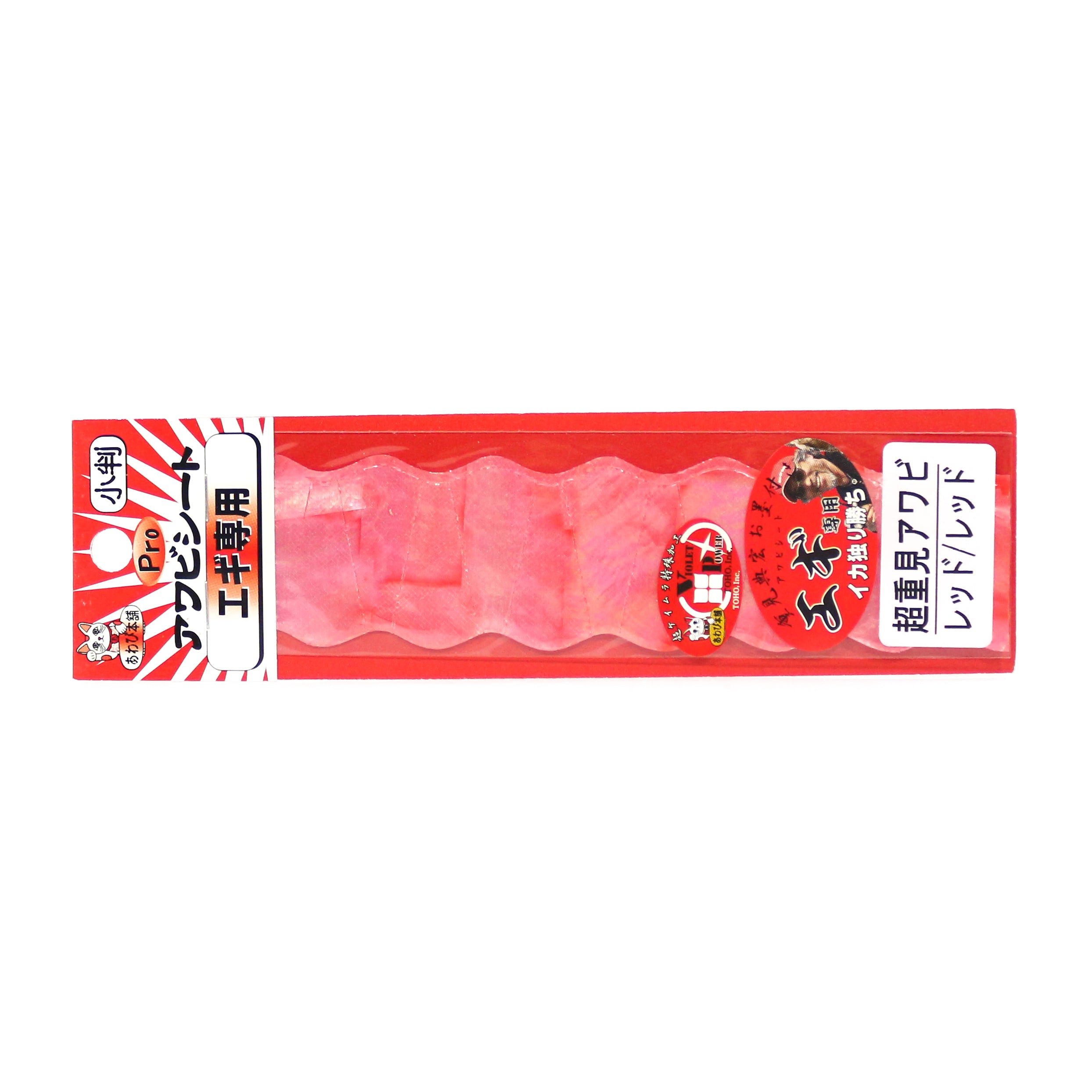 Awabi Honpo Pro Awabi Sheet Shigemi Size S 40 x 140 mm Red/Red (1043)